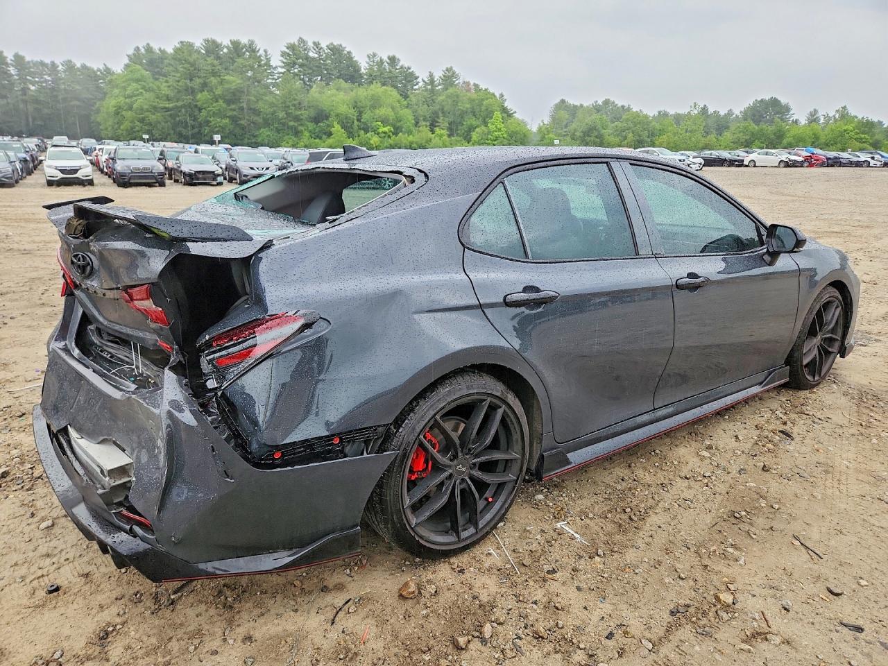 2023 Toyota Camry Trd Серый vin: 4T1KZ1AK1PU087393