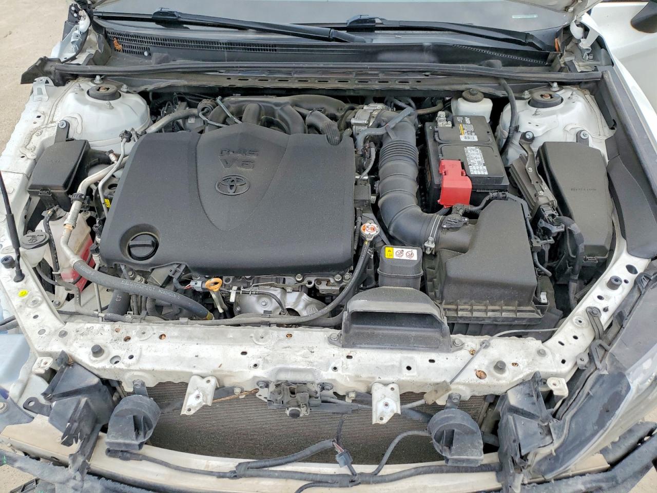 2021 Toyota Camry Xse V6 White vin: 4T1KZ1AK2MU054236