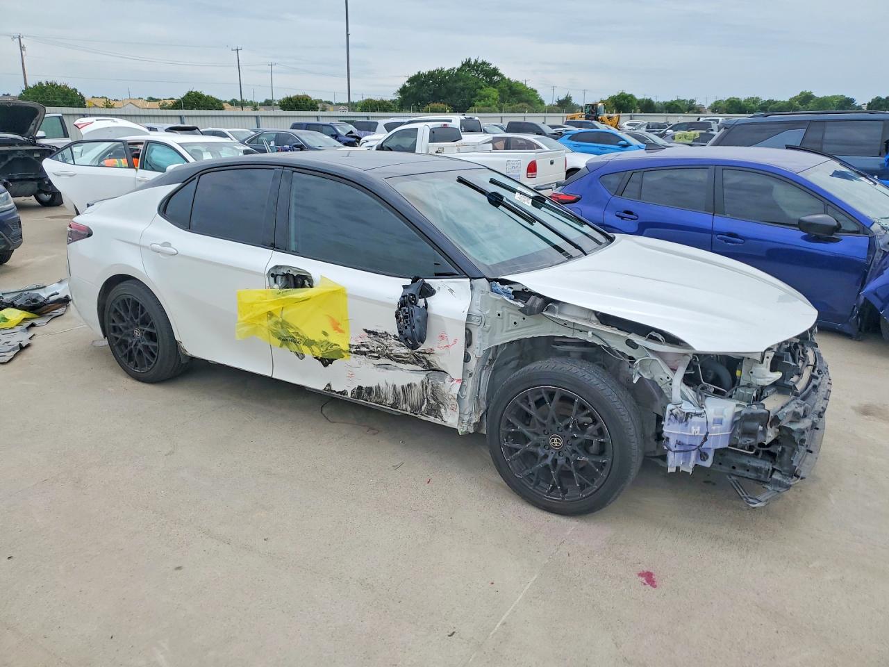 2021 Toyota Camry Xse V6 White vin: 4T1KZ1AK2MU054236