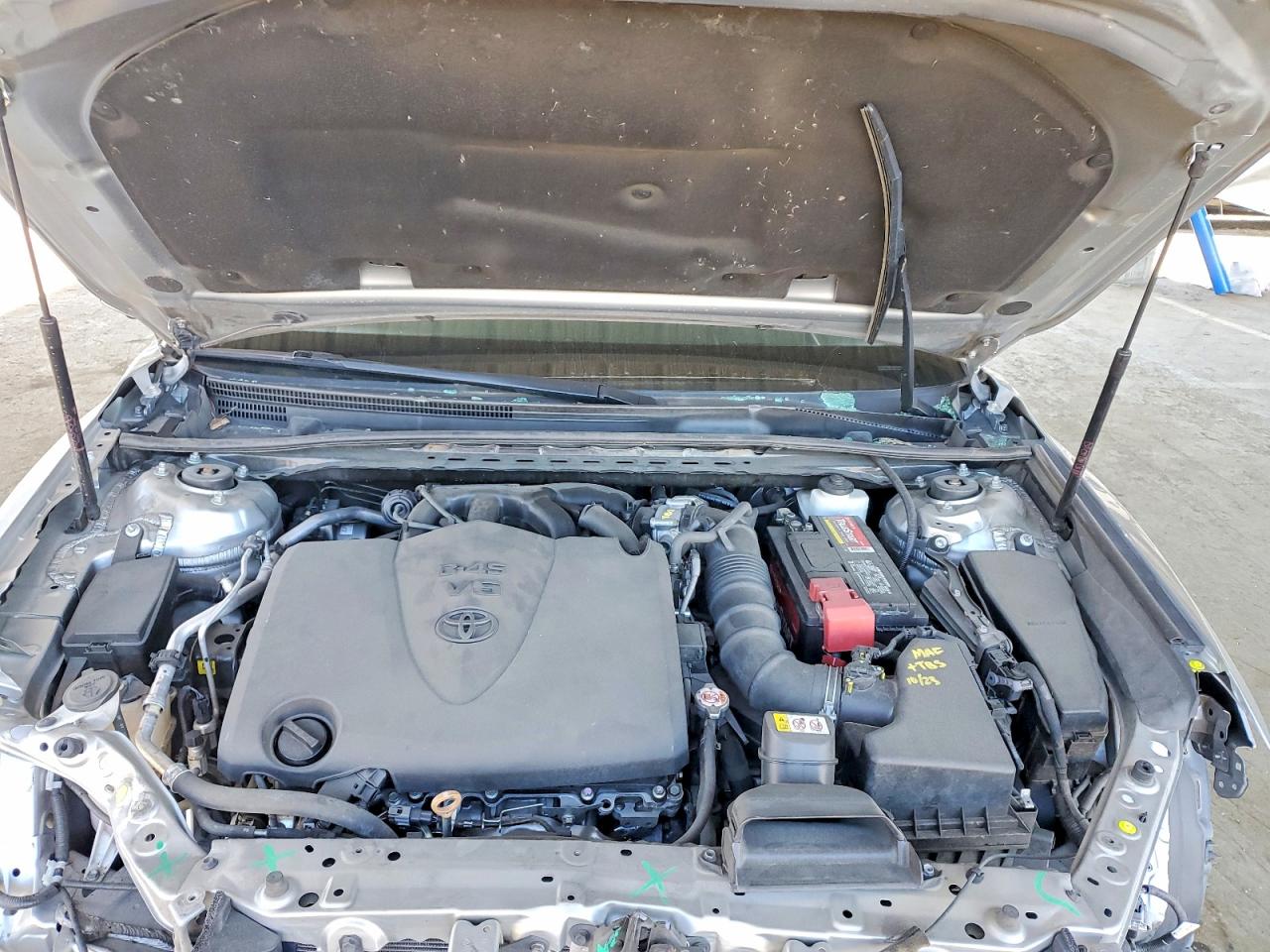 2020 Toyota Camry Xse V6 Серебряный vin: 4T1KZ1AK3LU036021