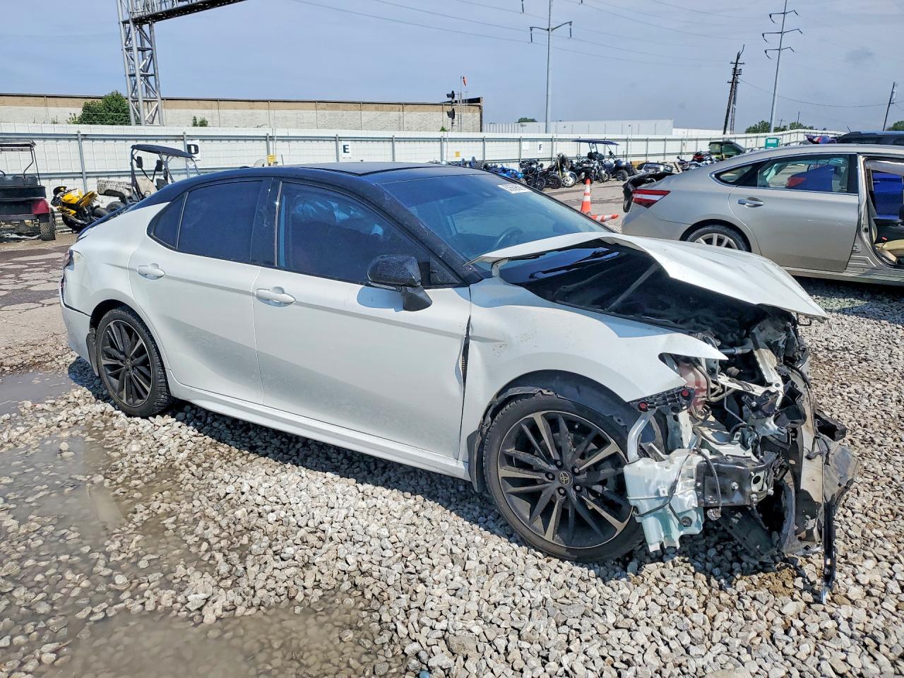 2020 Toyota Camry Xse V6 White vin: 4T1KZ1AK5LU044444