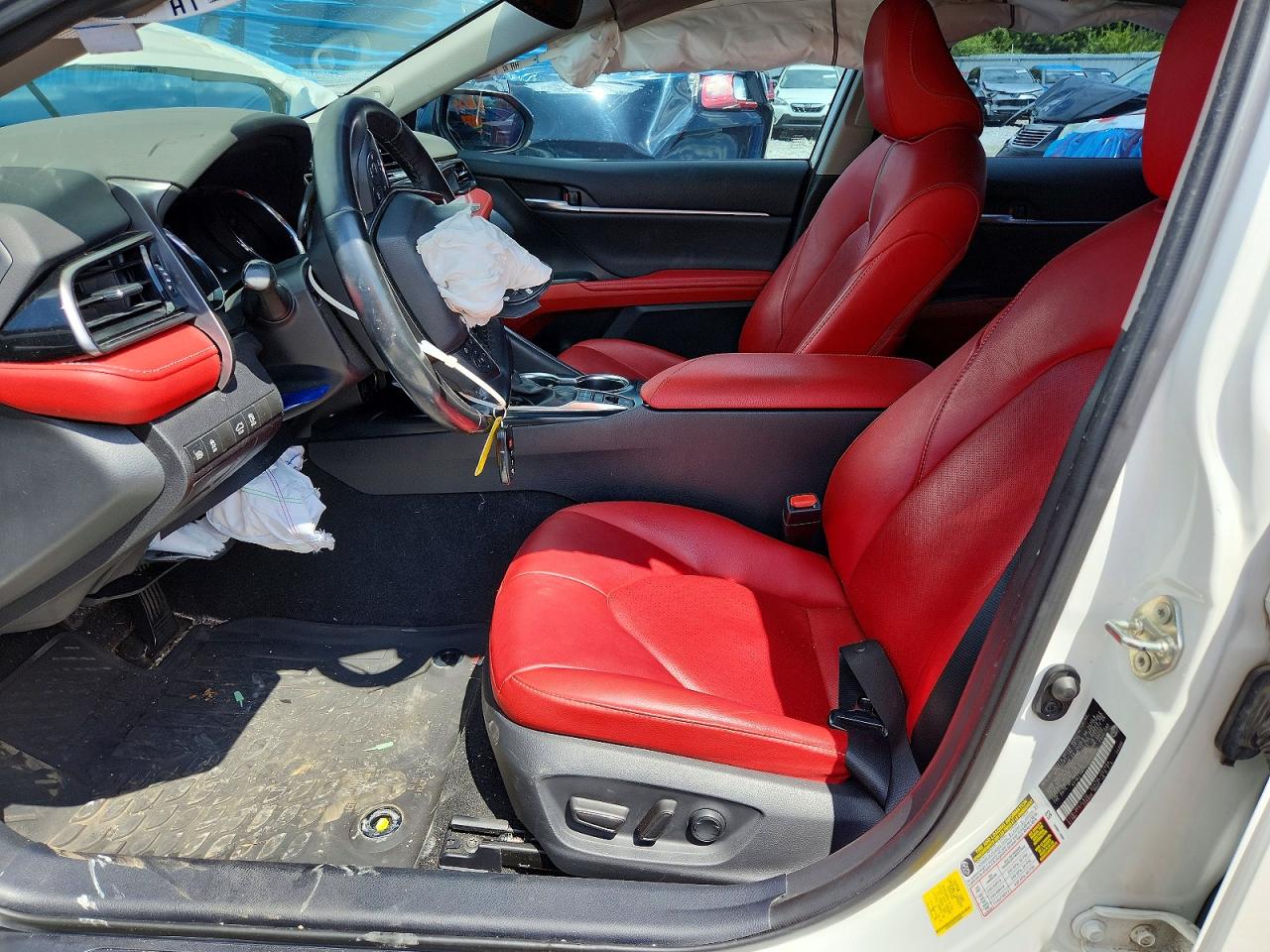 2020 Toyota Camry Xse V6 White vin: 4T1KZ1AK5LU044444