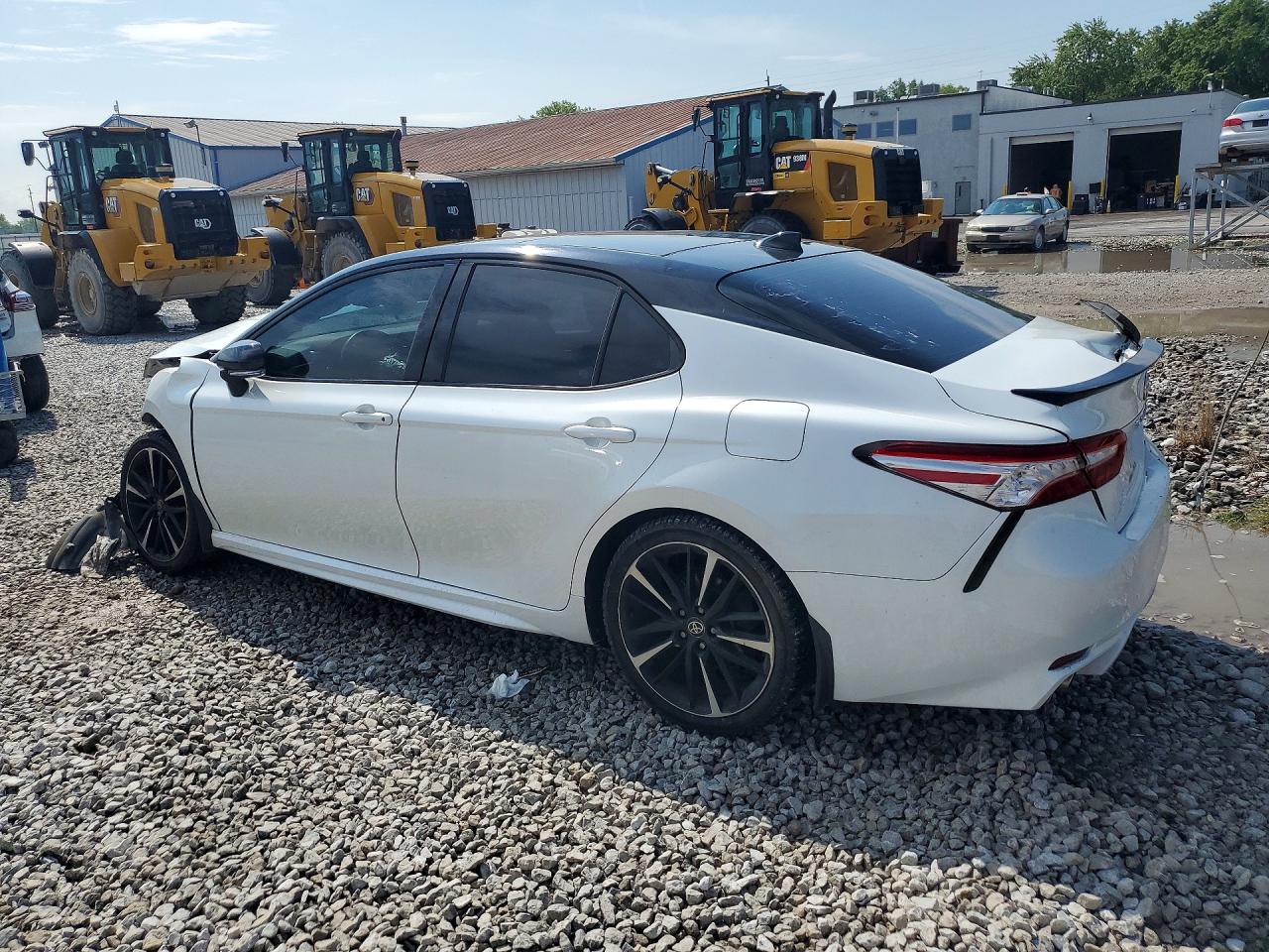 2020 Toyota Camry Xse V6 White vin: 4T1KZ1AK5LU044444