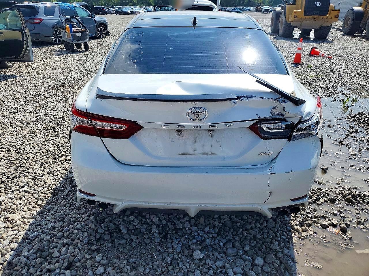 2020 Toyota Camry Xse V6 White vin: 4T1KZ1AK5LU044444