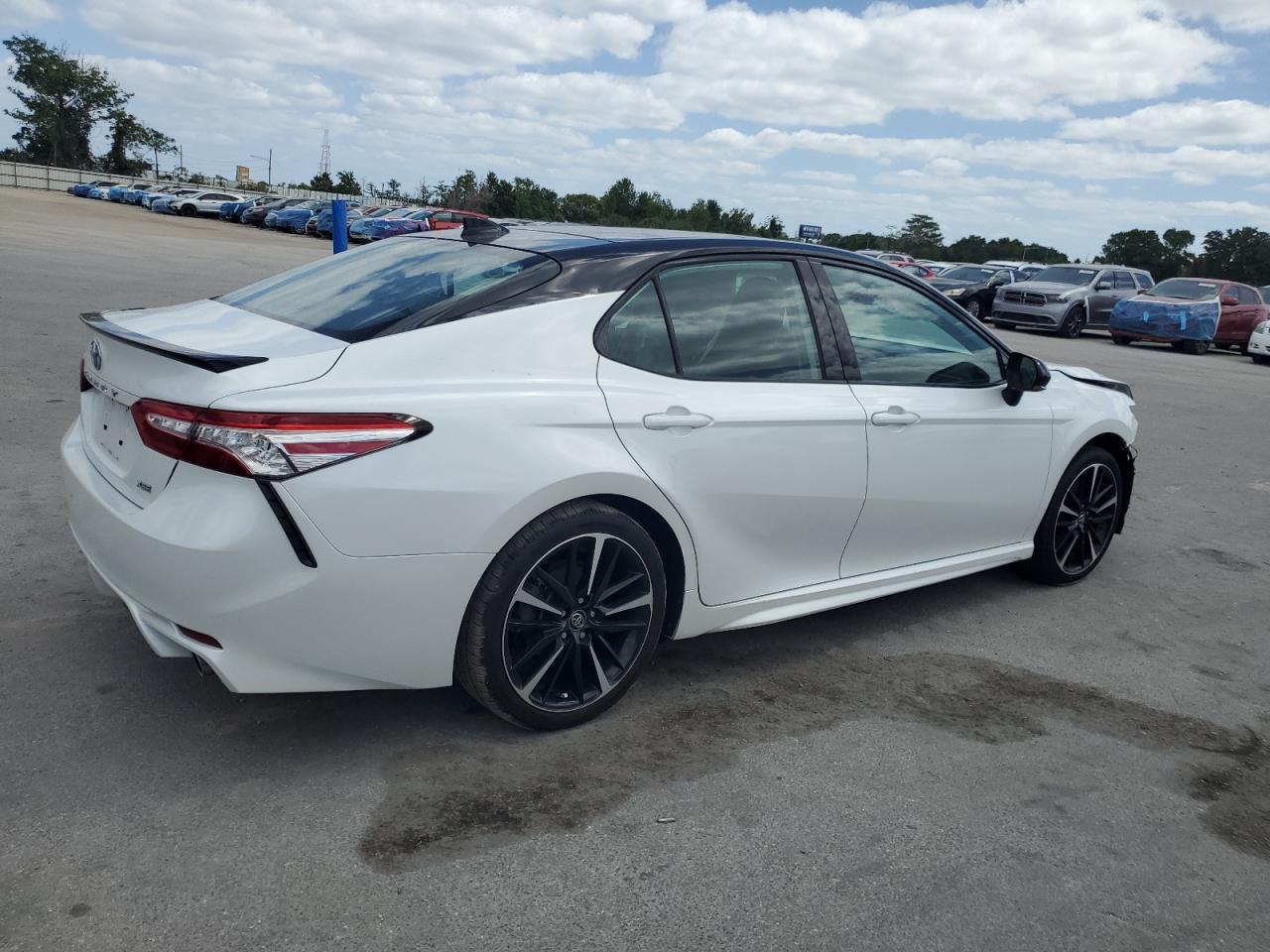 2020 Toyota Camry Trd White vin: 4T1KZ1AK6LU037857
