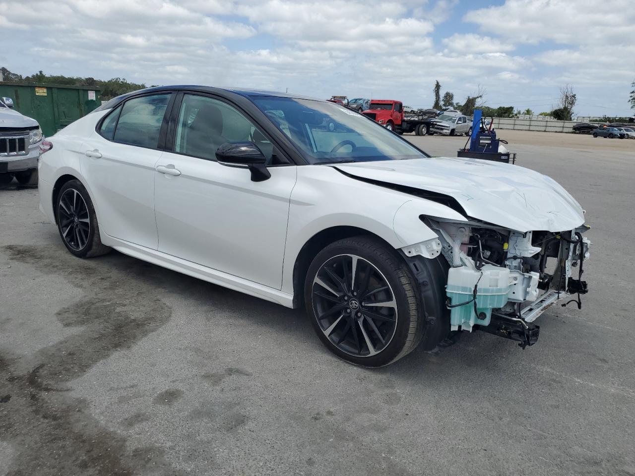 2020 Toyota Camry Trd White vin: 4T1KZ1AK6LU037857