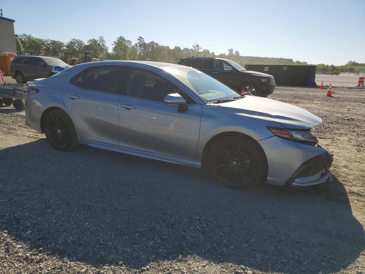 2021 Toyota Camry Xse V6 Silver vin: 4T1KZ1AK6MU052084