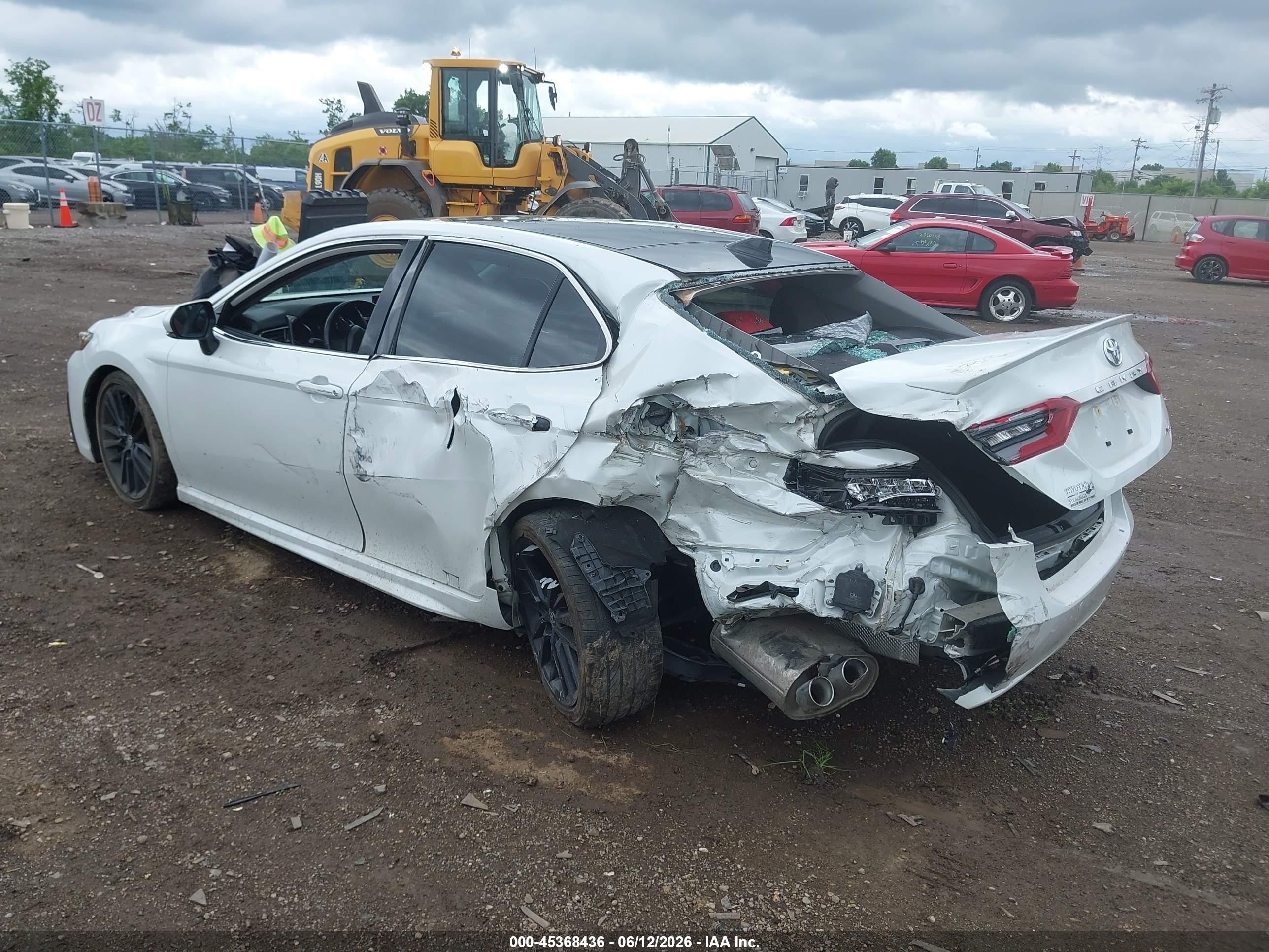 2024 Toyota Camry Xse V6 White vin: 4T1KZ1AK6RU096545