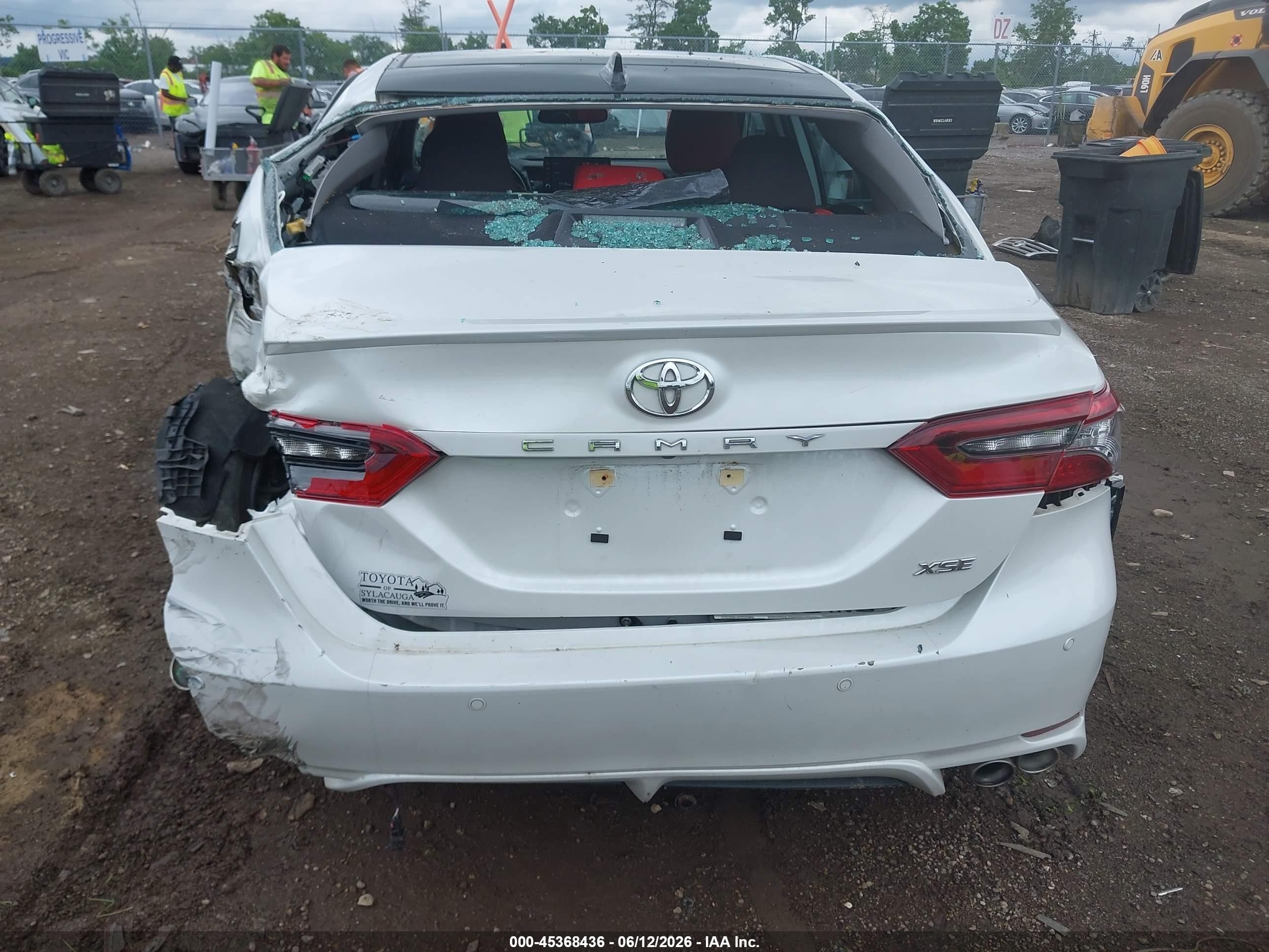 2024 Toyota Camry Xse V6 White vin: 4T1KZ1AK6RU096545
