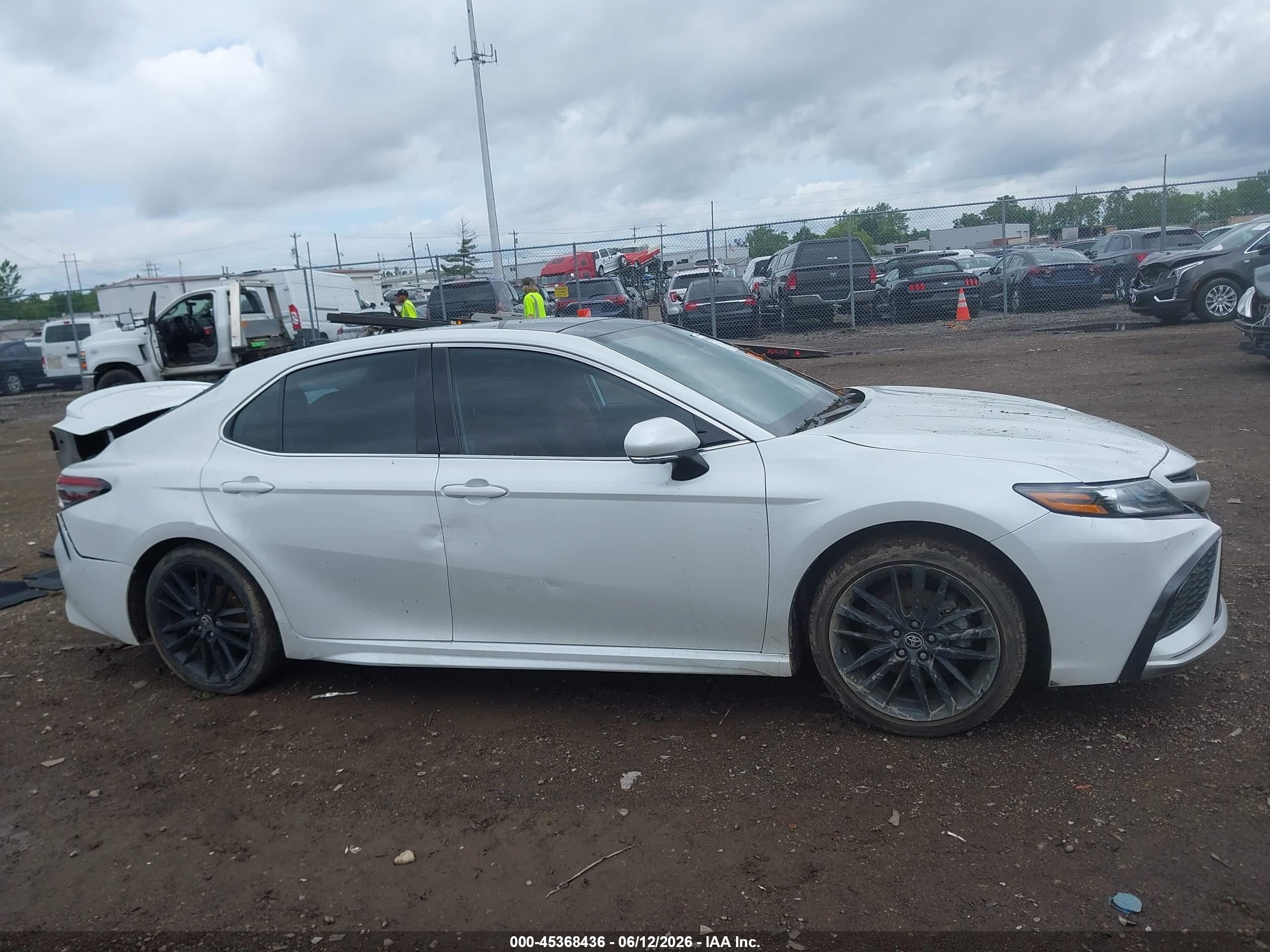 2024 Toyota Camry Xse V6 White vin: 4T1KZ1AK6RU096545