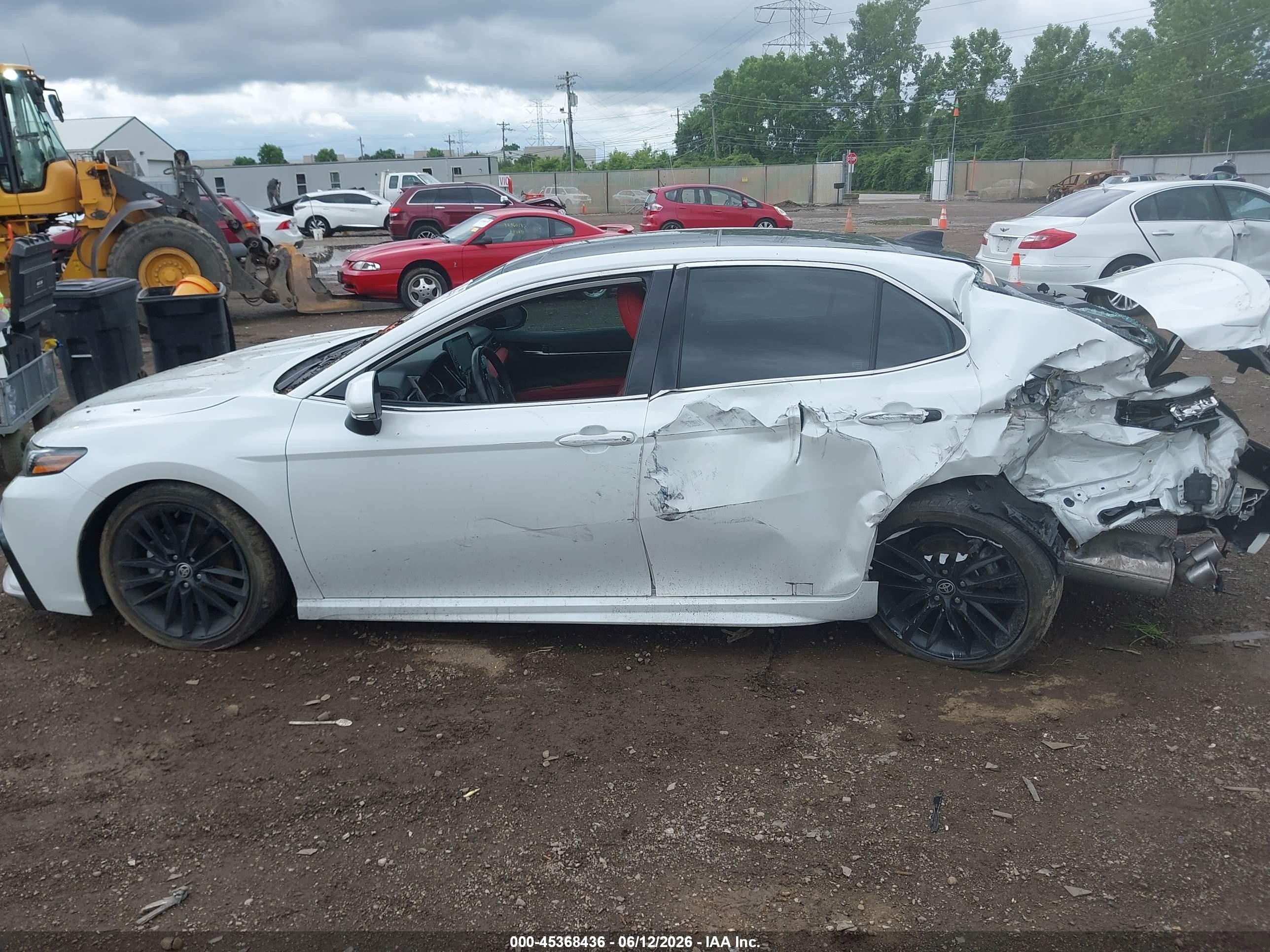 2024 Toyota Camry Xse V6 White vin: 4T1KZ1AK6RU096545