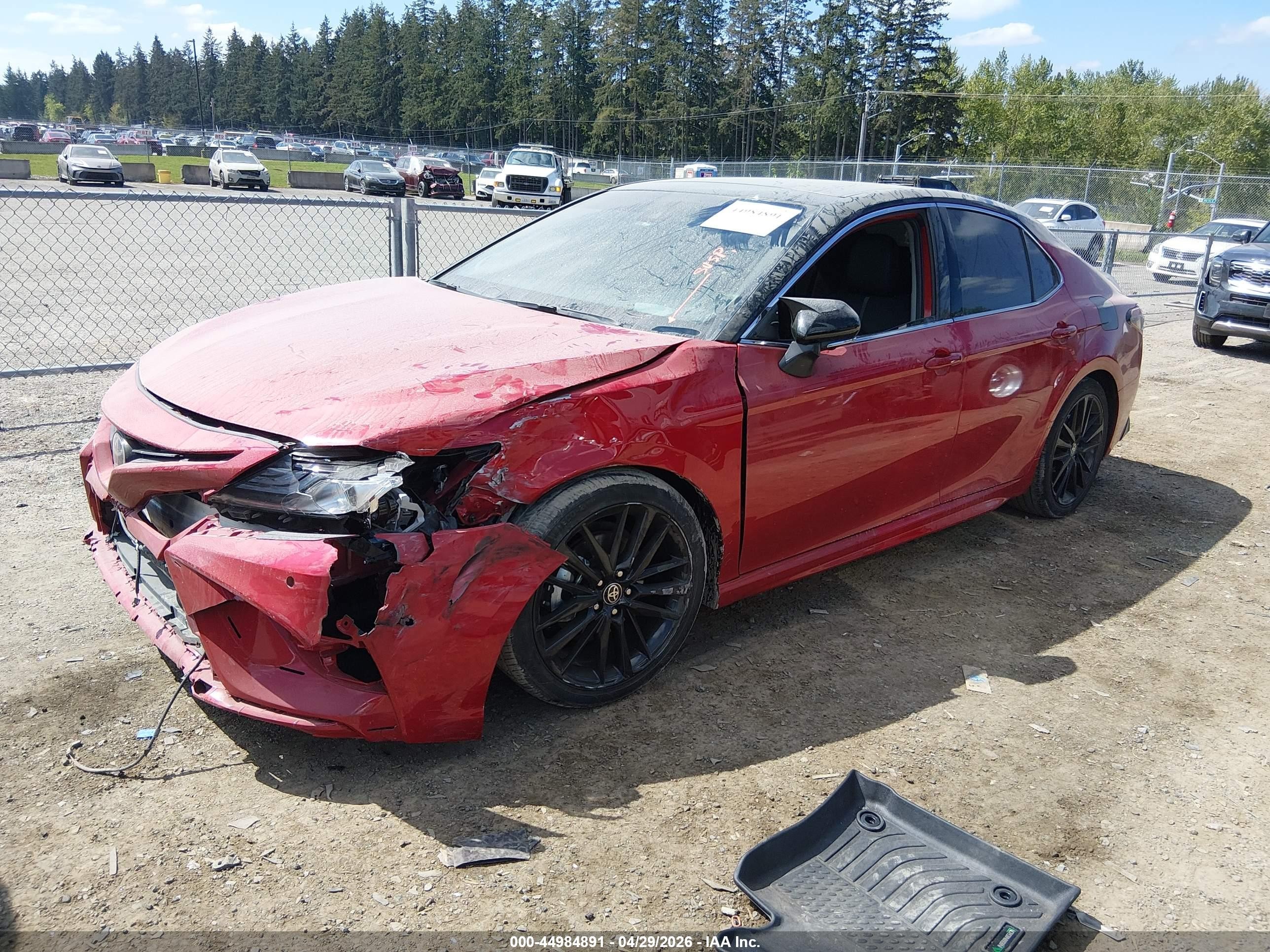 2024 Toyota Camry Xse V6 Бордовый vin: 4T1KZ1AKXRU104243