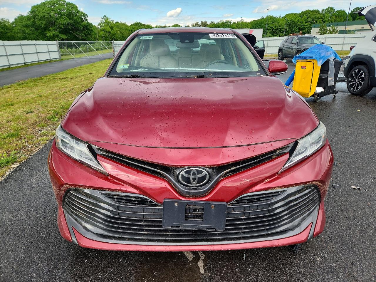 2020 Toyota Camry Le Темно-бордовый vin: 4T1L11AK7LU308243