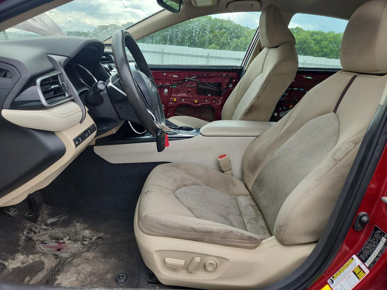 2020 Toyota Camry Le Темно-бордовый vin: 4T1L11AK7LU308243 Damage: RR Door Panel, Missing, Replacement Required