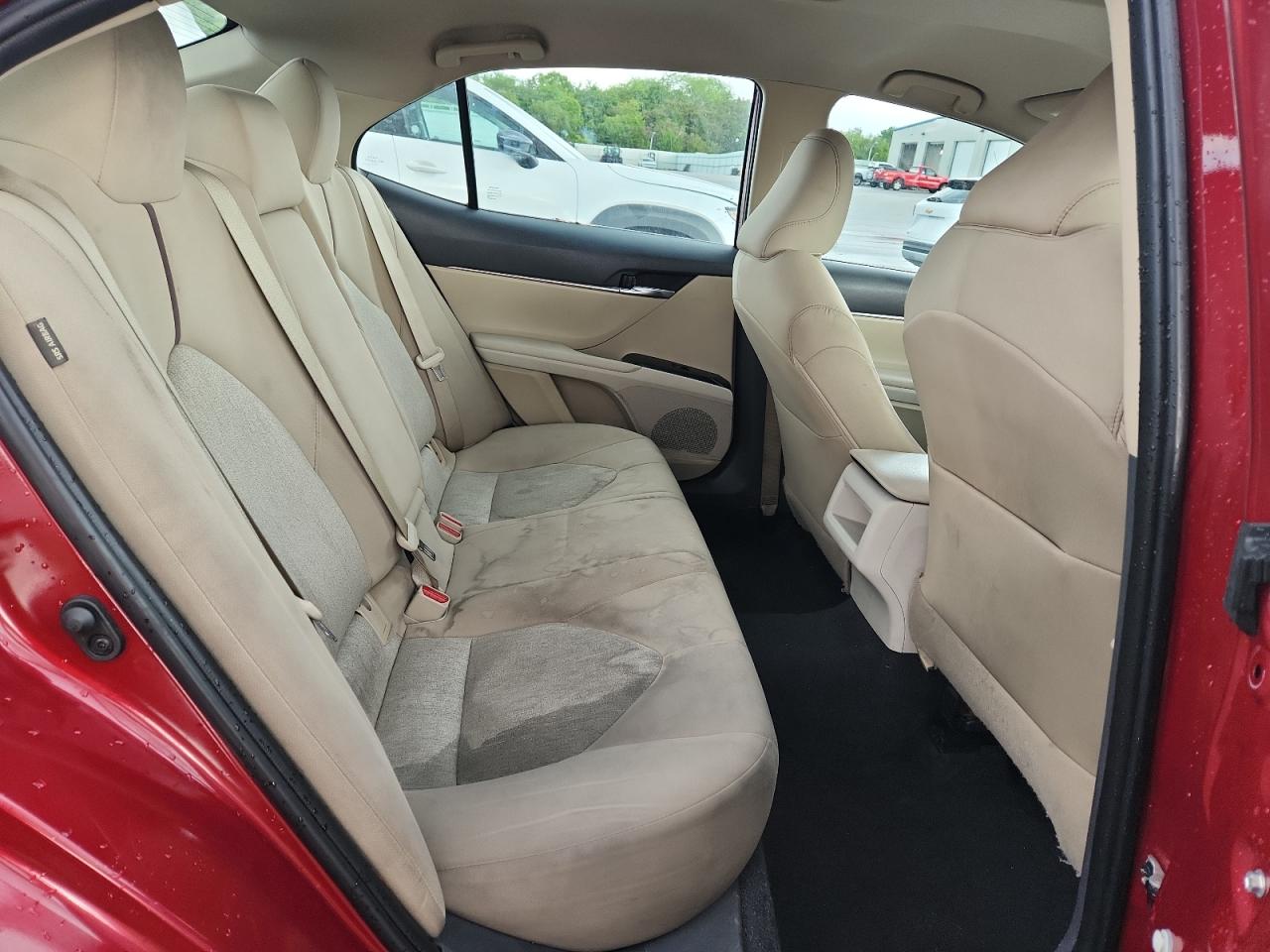 2020 Toyota Camry Le Темно-бордовый vin: 4T1L11AK7LU308243 Damage: Left Rear Seat Cushion, Stained, Permanent