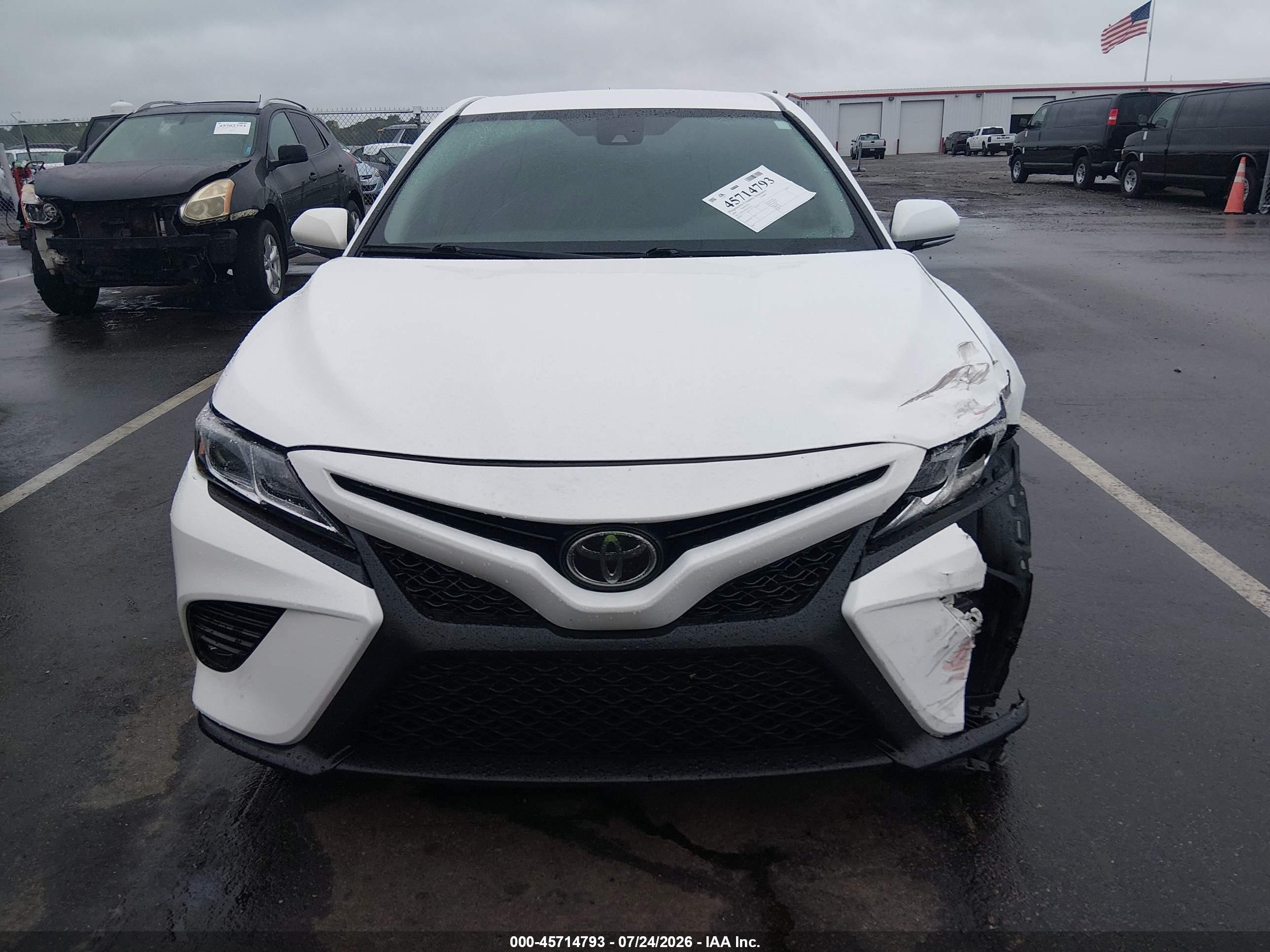 2020 Toyota Camry Se White vin: 4T1M11AK4LU934272