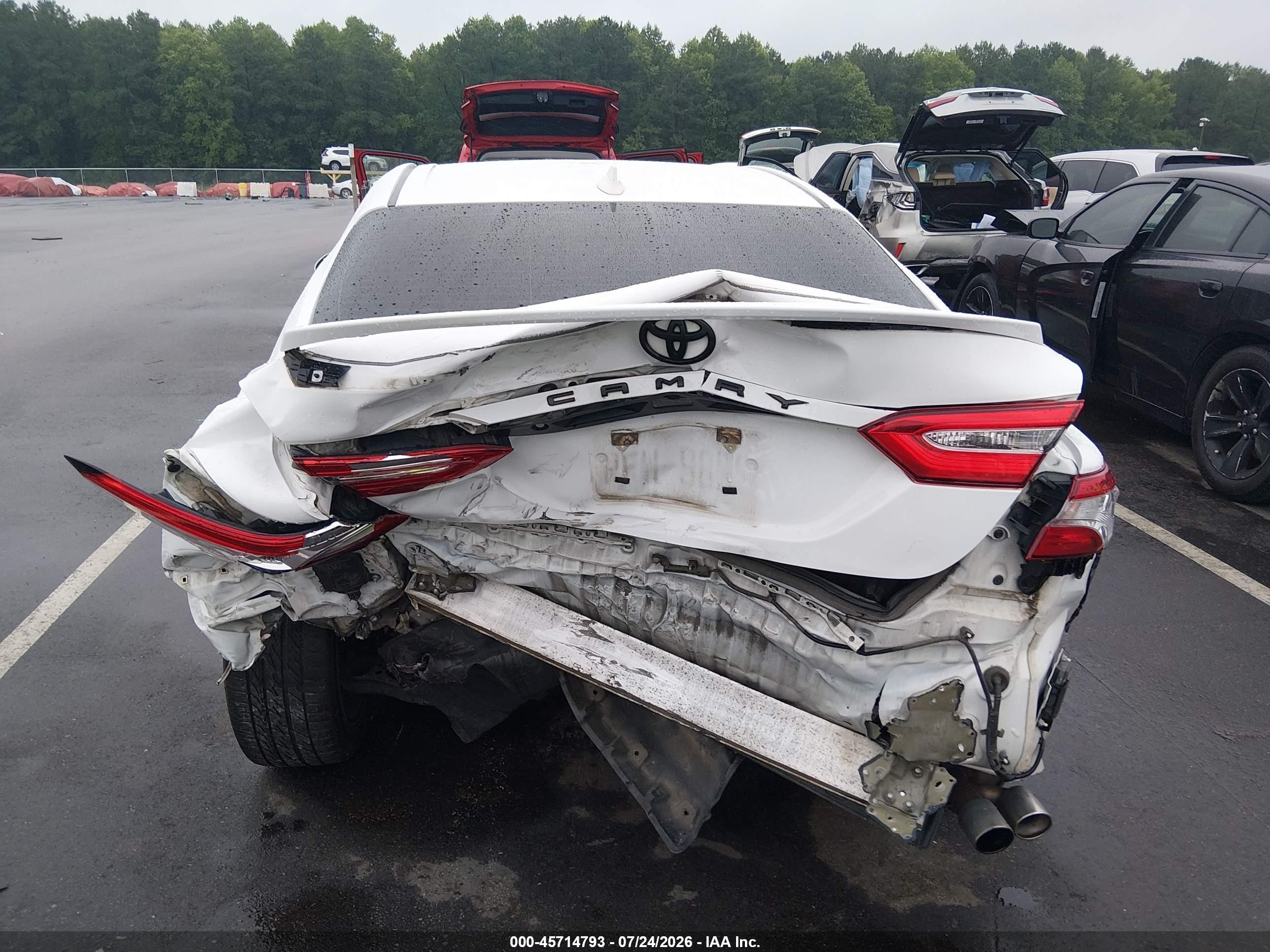 2020 Toyota Camry Se White vin: 4T1M11AK4LU934272