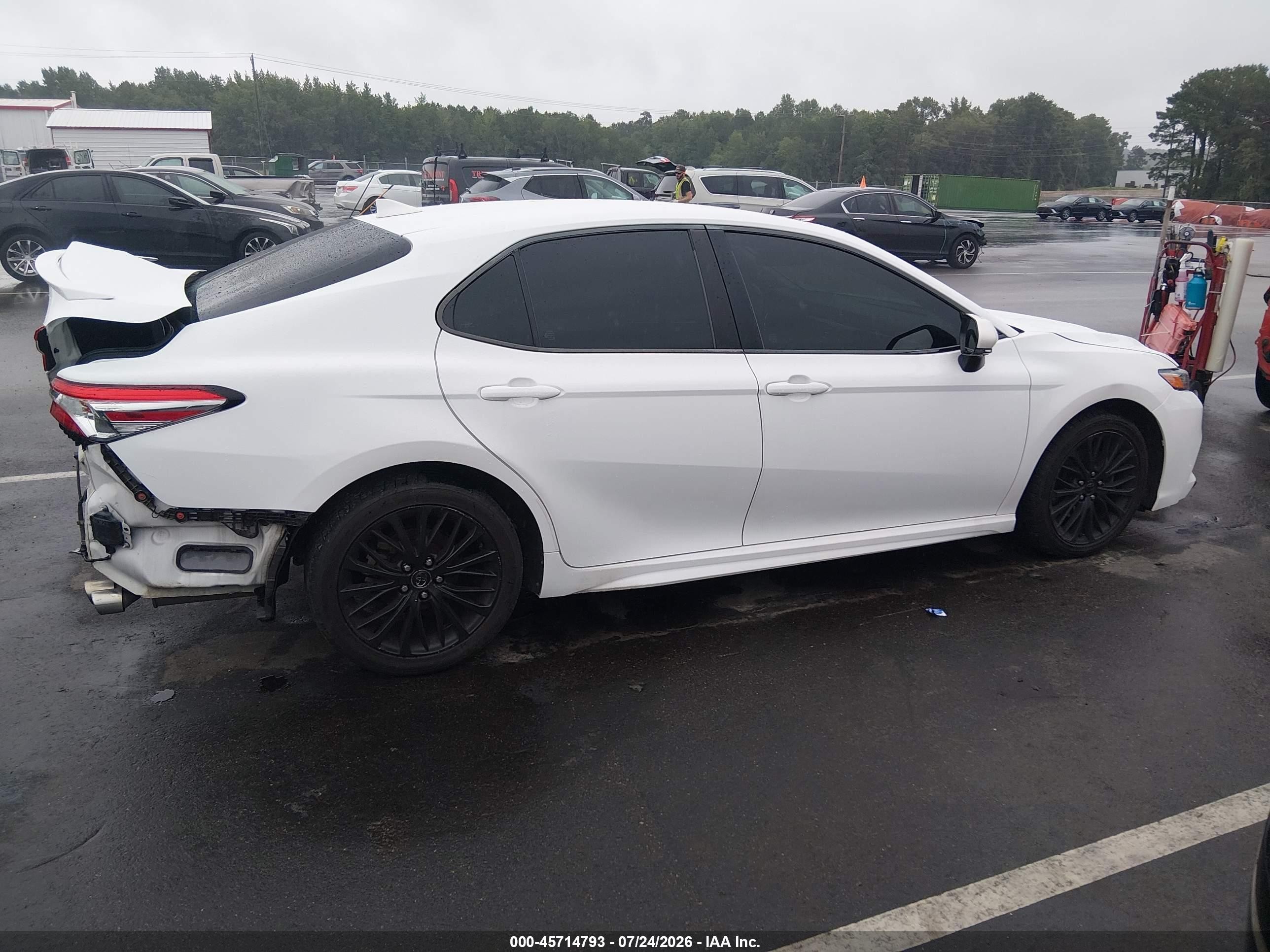 2020 Toyota Camry Se White vin: 4T1M11AK4LU934272