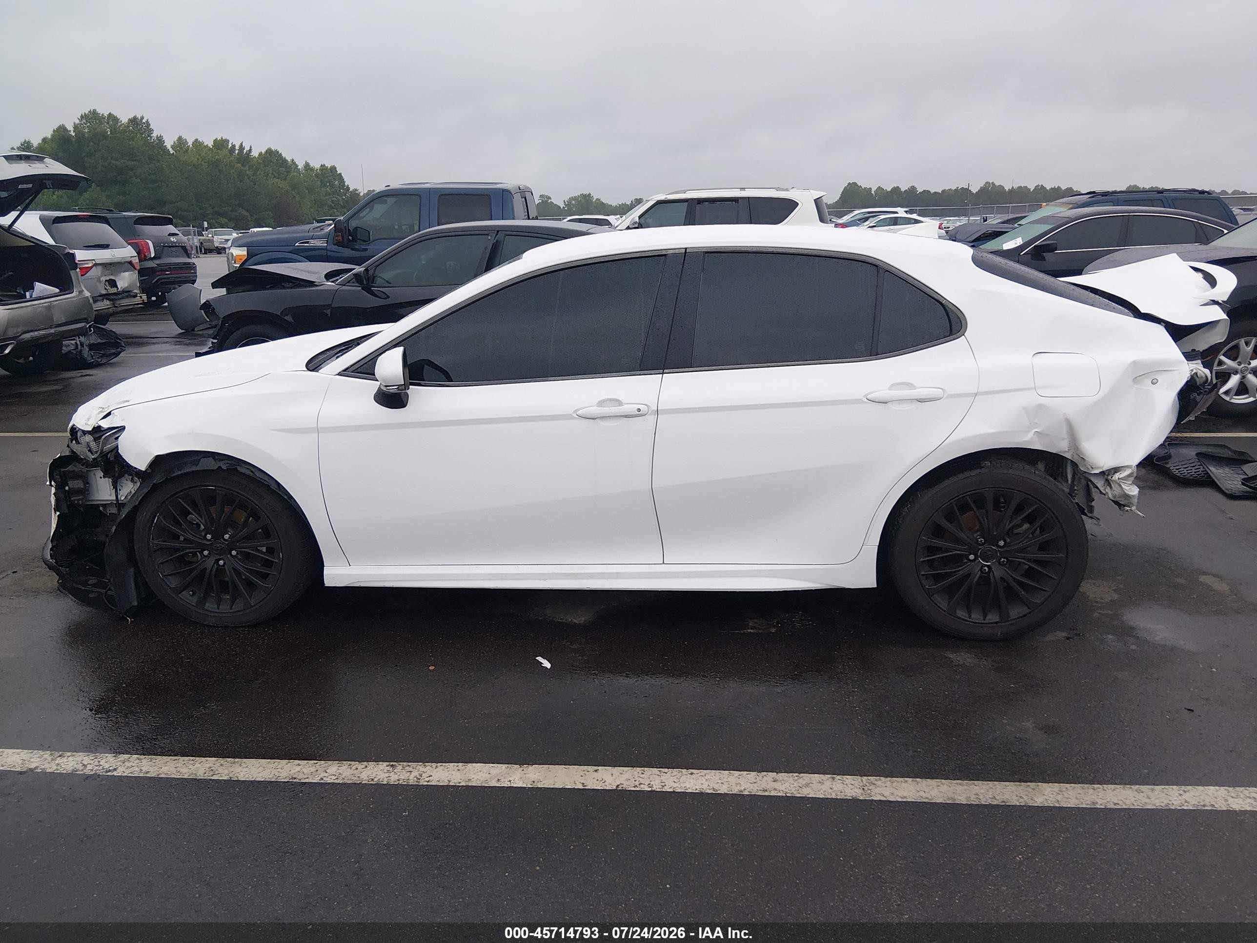 2020 Toyota Camry Se White vin: 4T1M11AK4LU934272