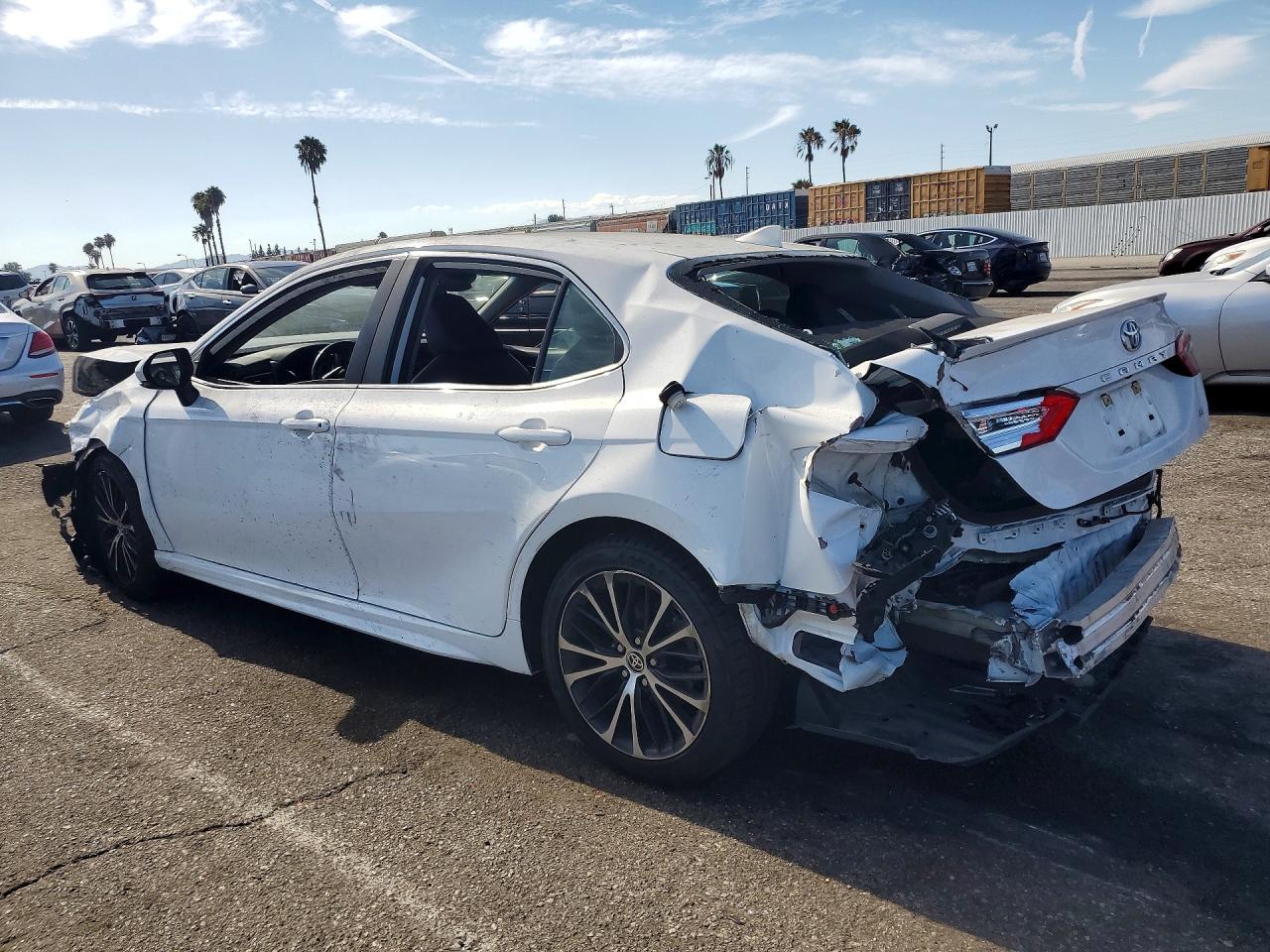 2020 Toyota Camry Se White vin: 4T1M11AK5LU980614