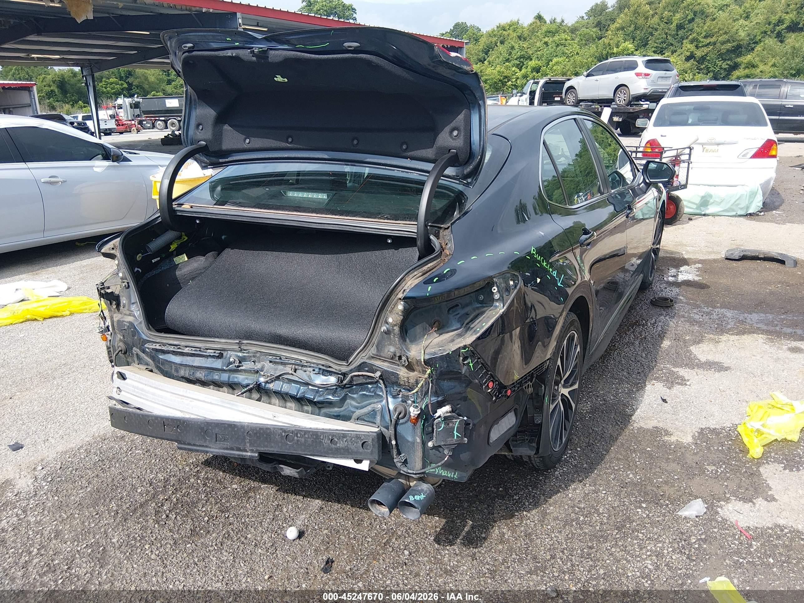 2020 Toyota Camry Se Синий vin: 4T1M11AKXLU911675