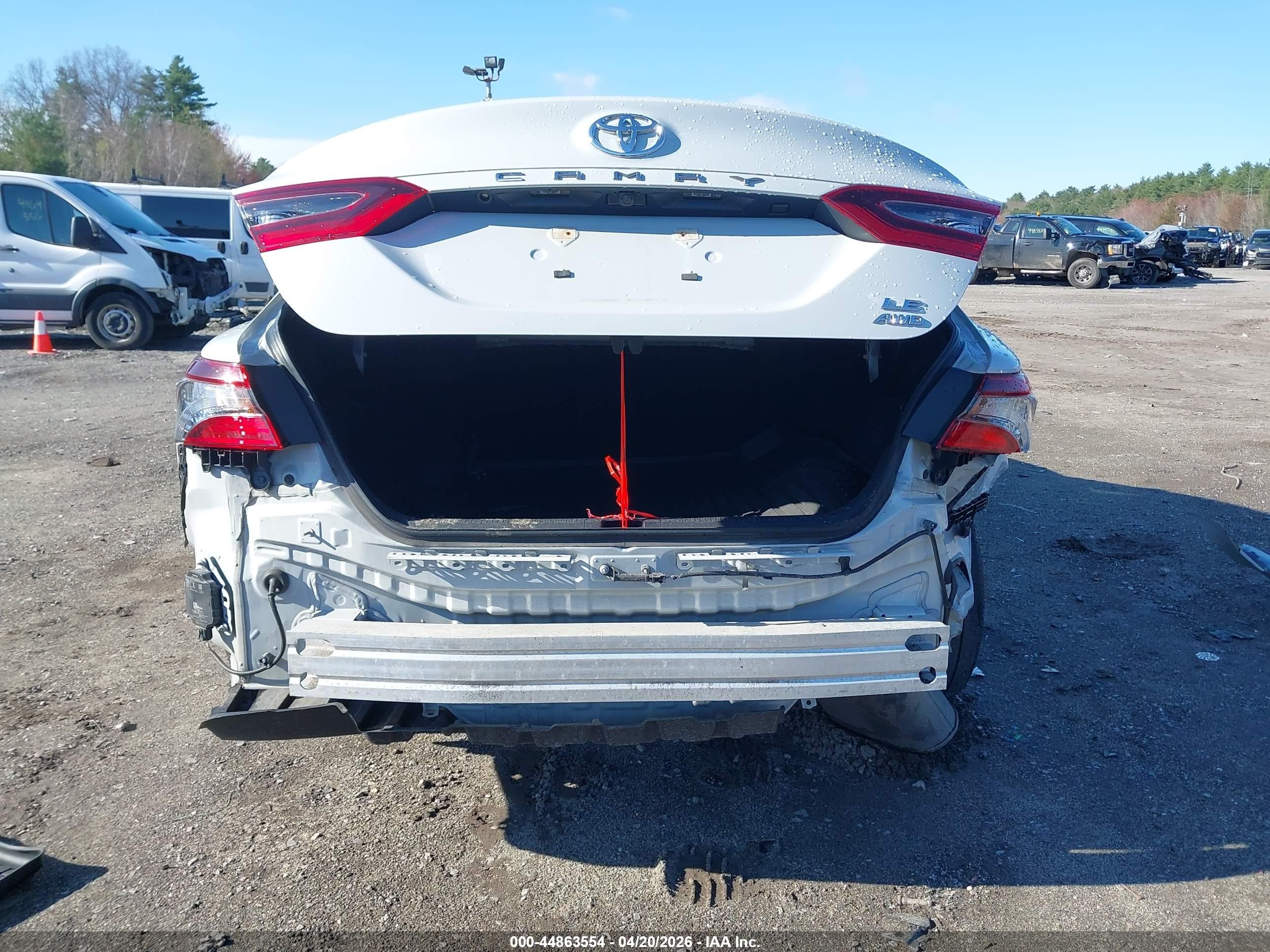 2023 Toyota Camry Le White vin: 4T1R11BK1PU080576