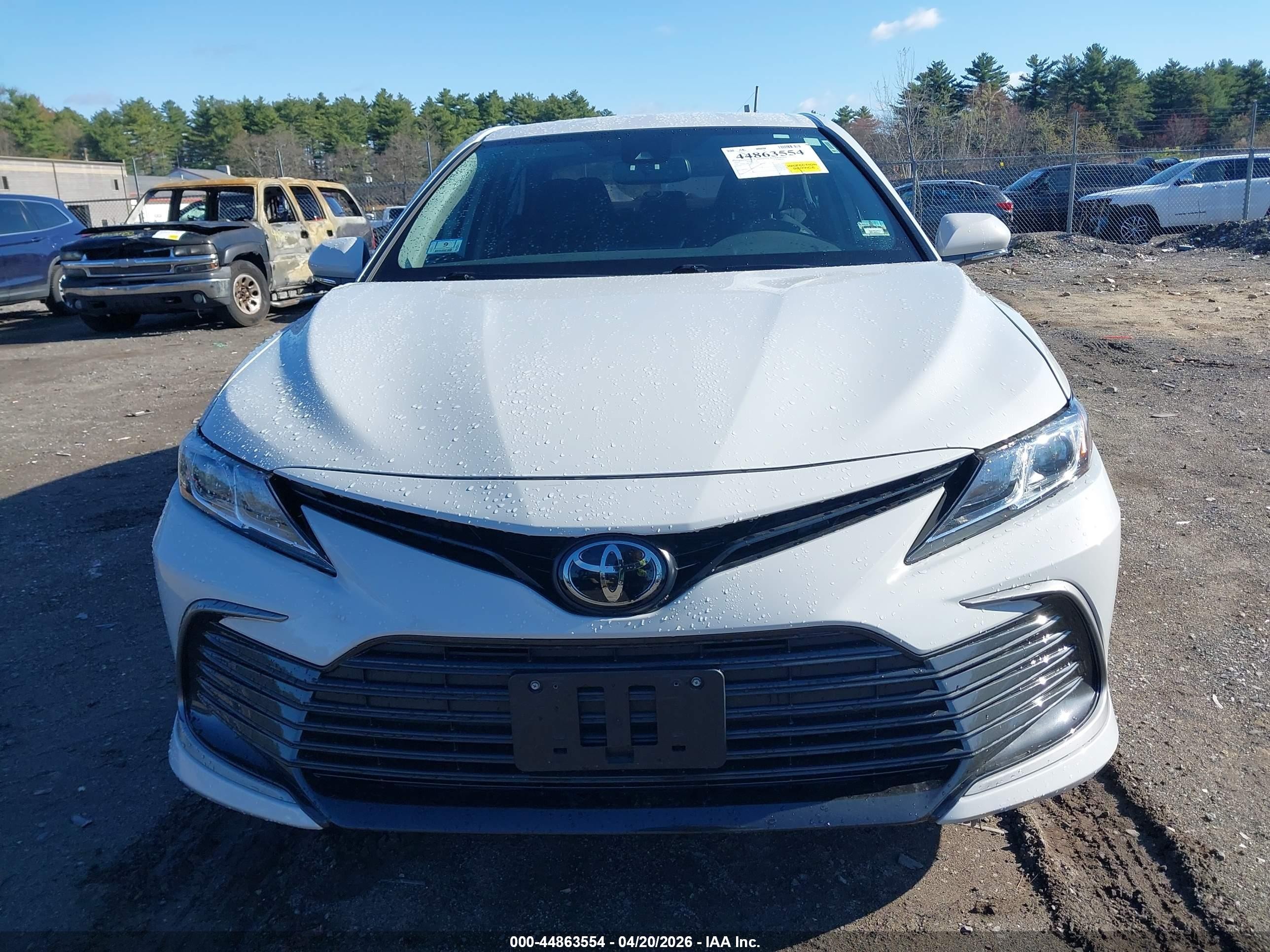 2023 Toyota Camry Le White vin: 4T1R11BK1PU080576
