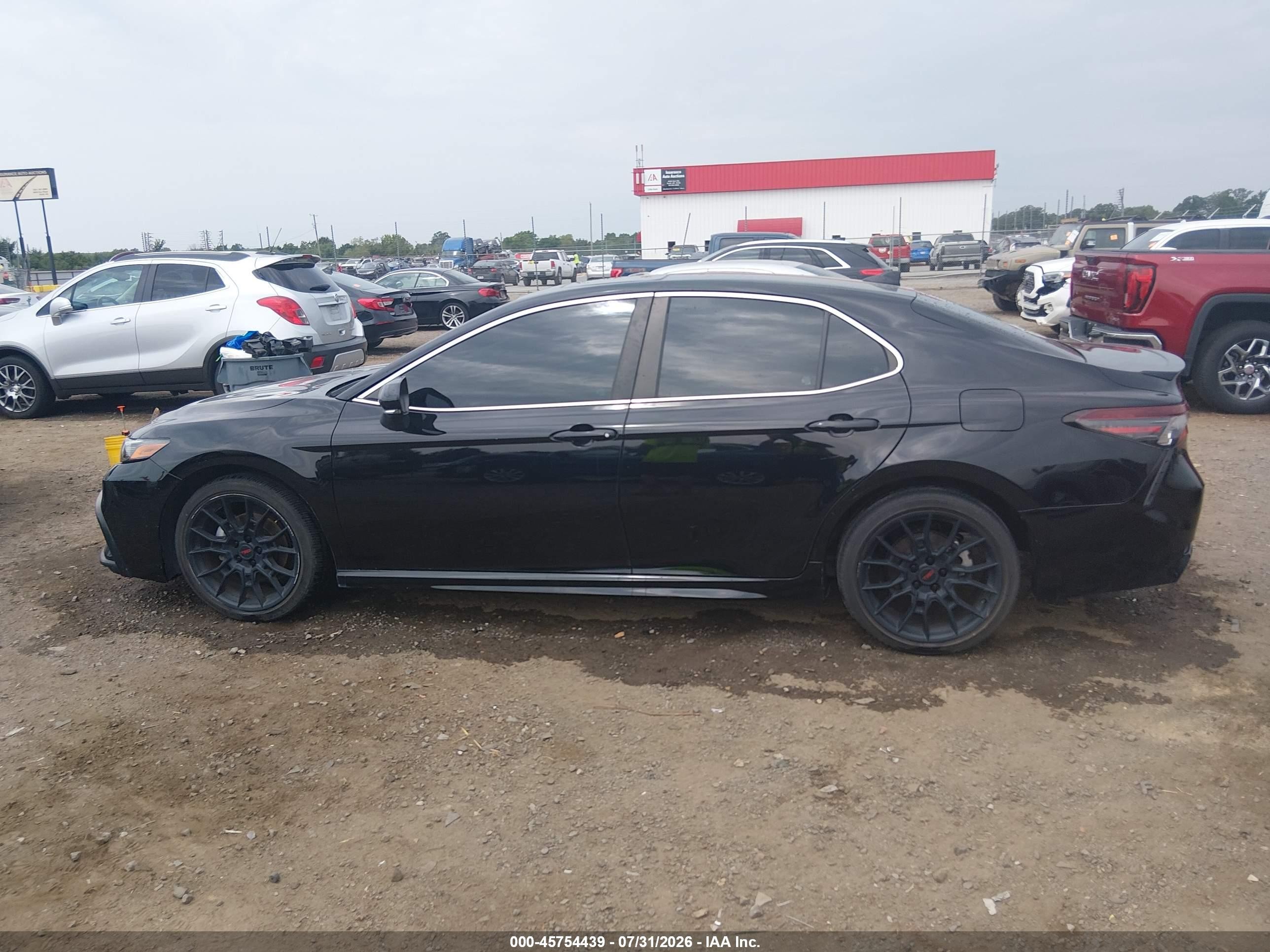 2021 Toyota Camry Se Black vin: 4T1S11AK8MU491472