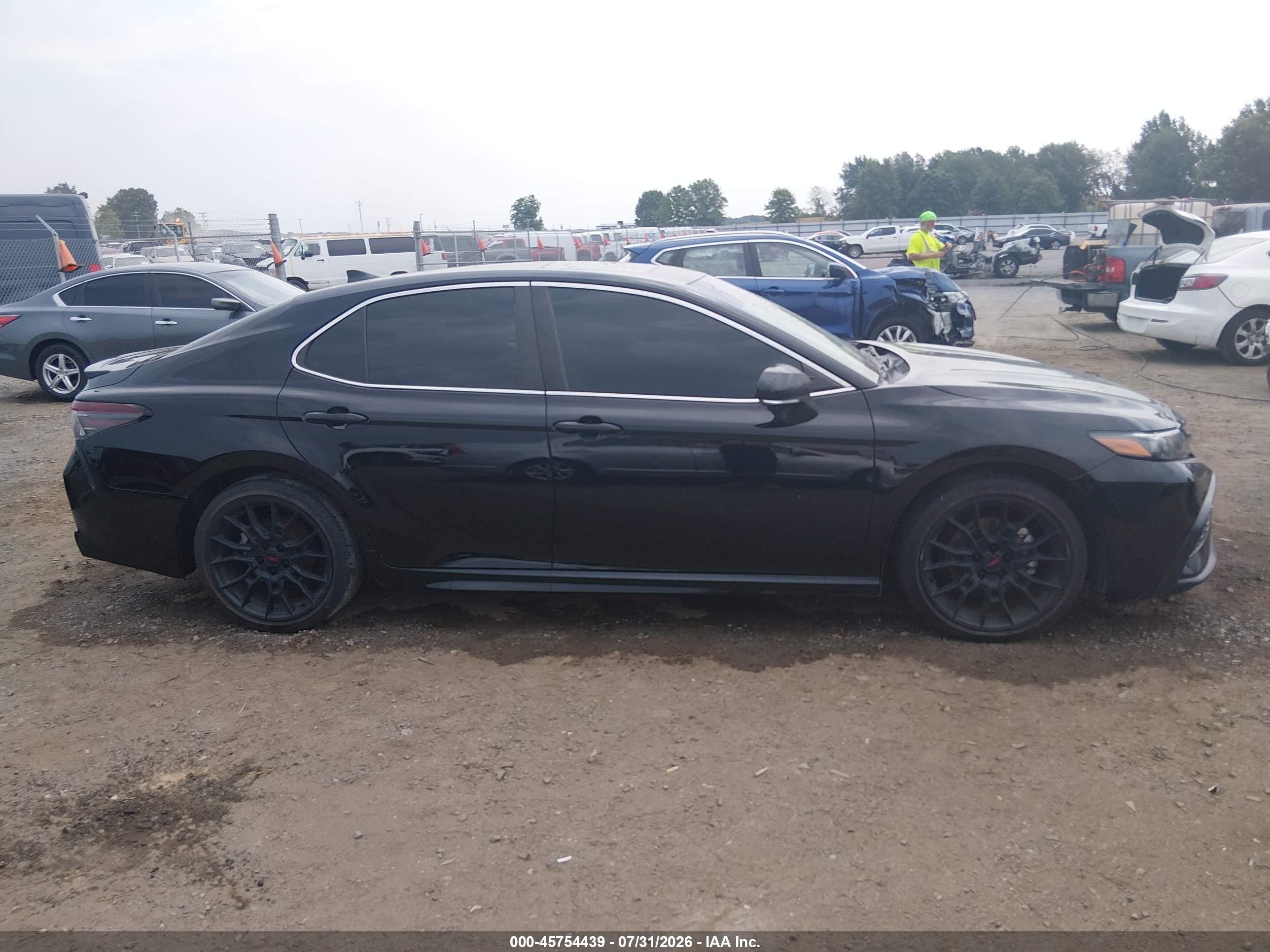 2021 Toyota Camry Se Black vin: 4T1S11AK8MU491472