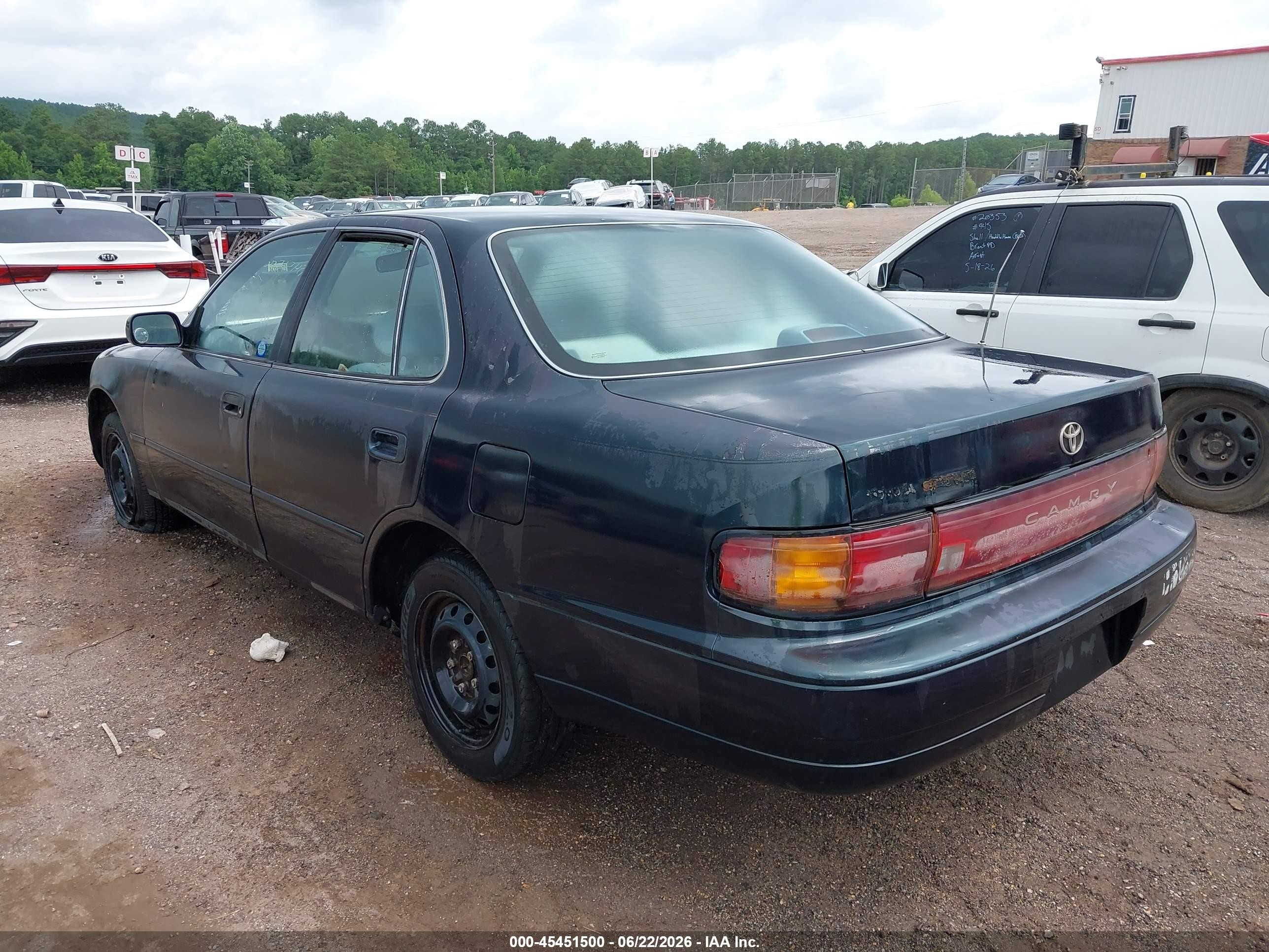 1994 Toyota Camry Le Black vin: 4T1SK12E4RU356583