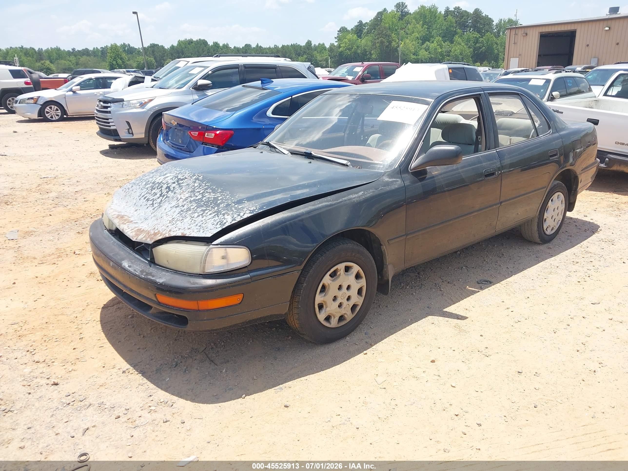1993 Toyota Camry Le Black vin: 4T1SK12E7PU280516