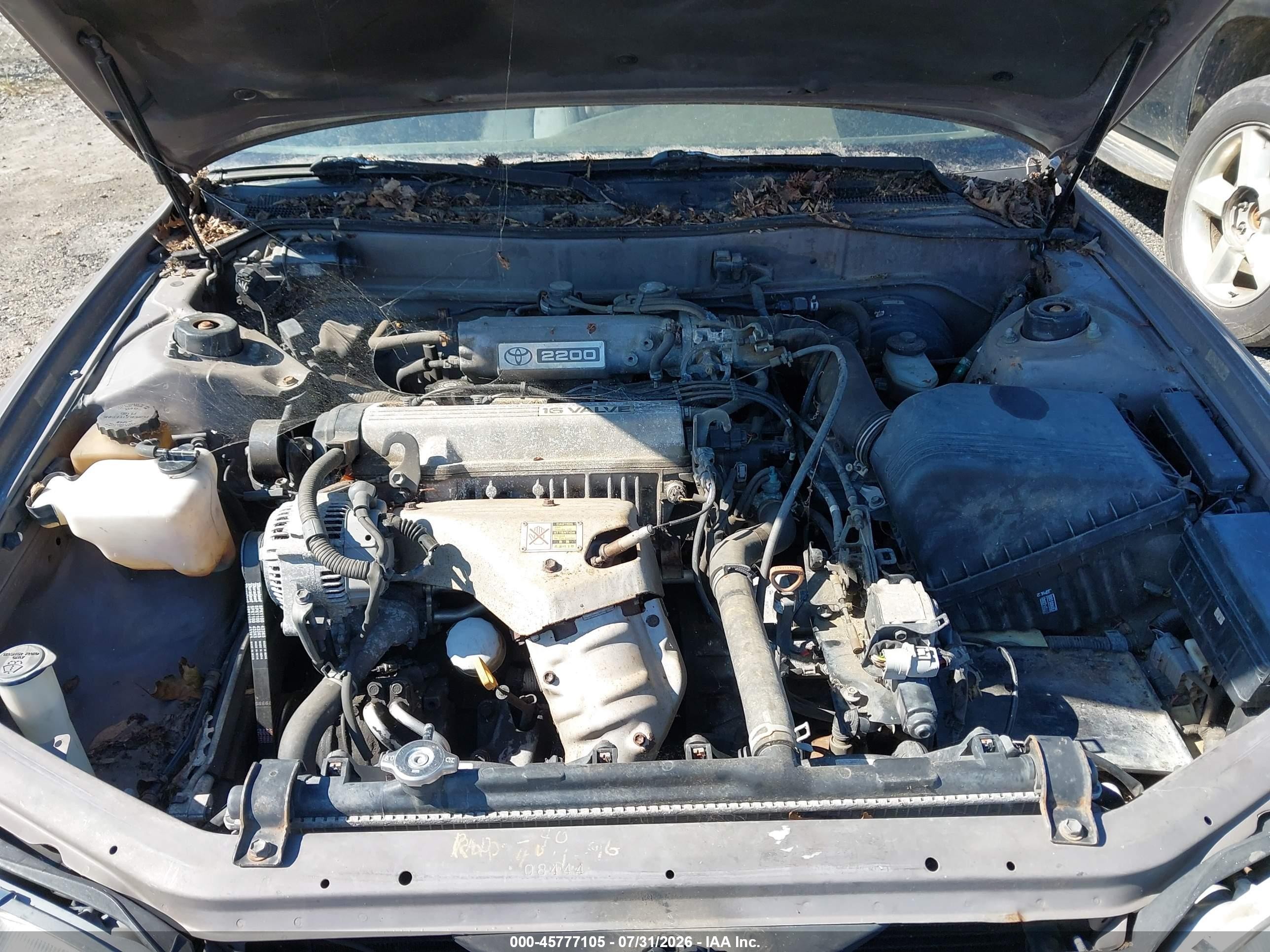 1994 Toyota Camry Le Gray vin: 4T1SK12EXRU473357