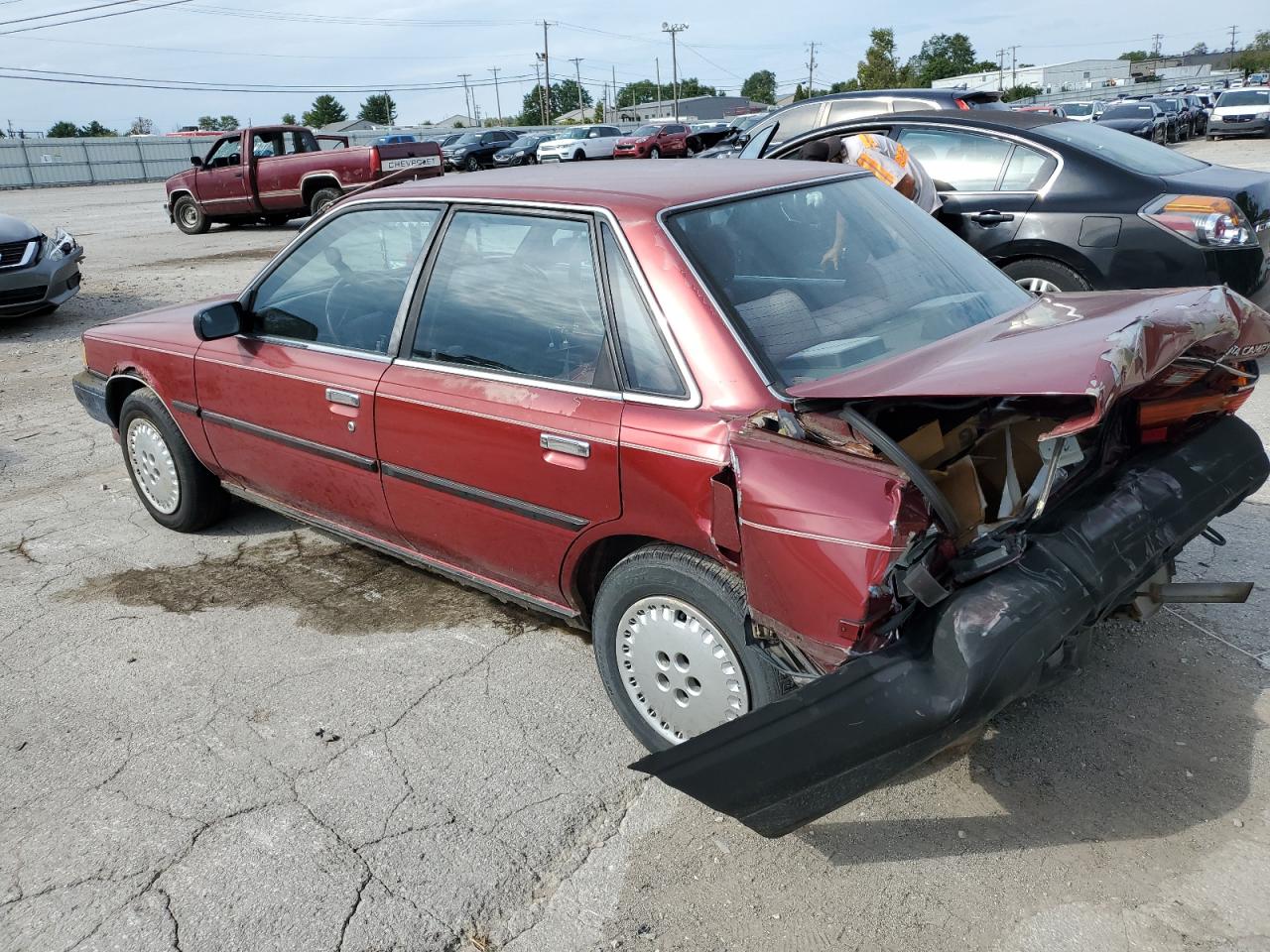 1990 Toyota Camry Dlx Темно-бордовый vin: 4T1SV21E2LU153889
