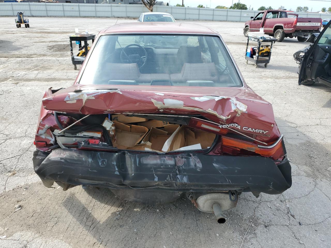 1990 Toyota Camry Dlx Темно-бордовый vin: 4T1SV21E2LU153889