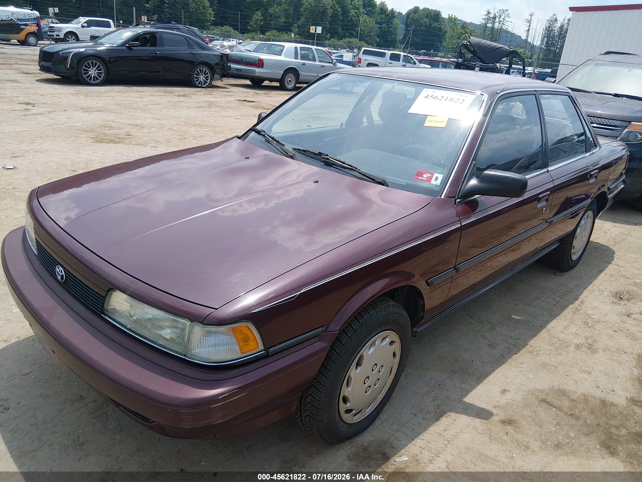 1991 Toyota Camry Dlx Purple vin: 4T1SV21E3MU357568