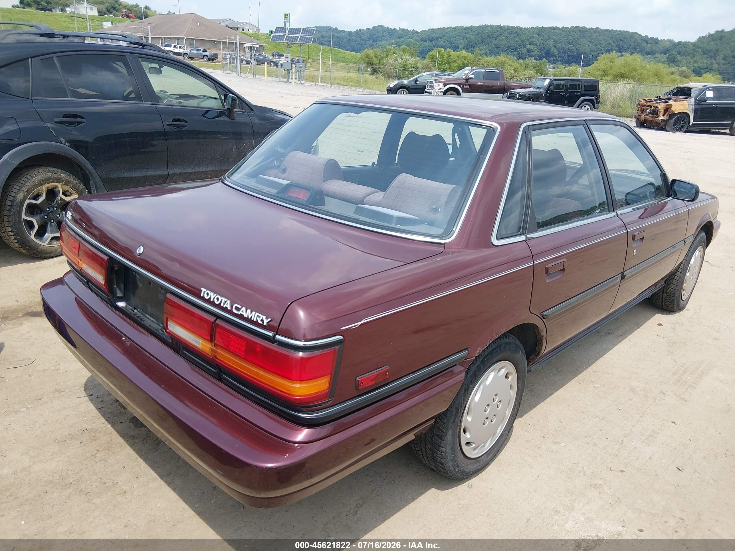 1991 Toyota Camry Dlx Purple vin: 4T1SV21E3MU357568