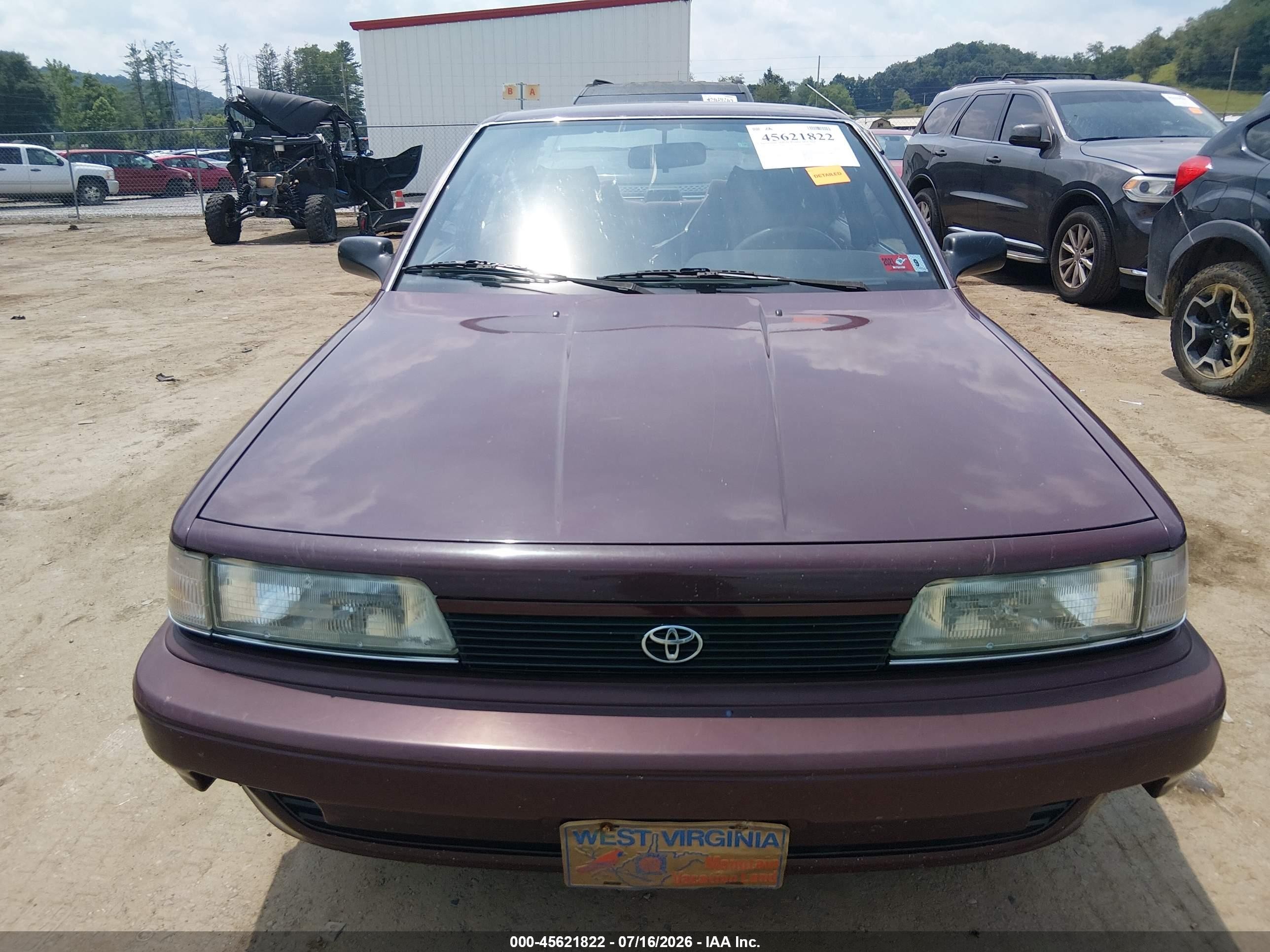 1991 Toyota Camry Dlx Purple vin: 4T1SV21E3MU357568