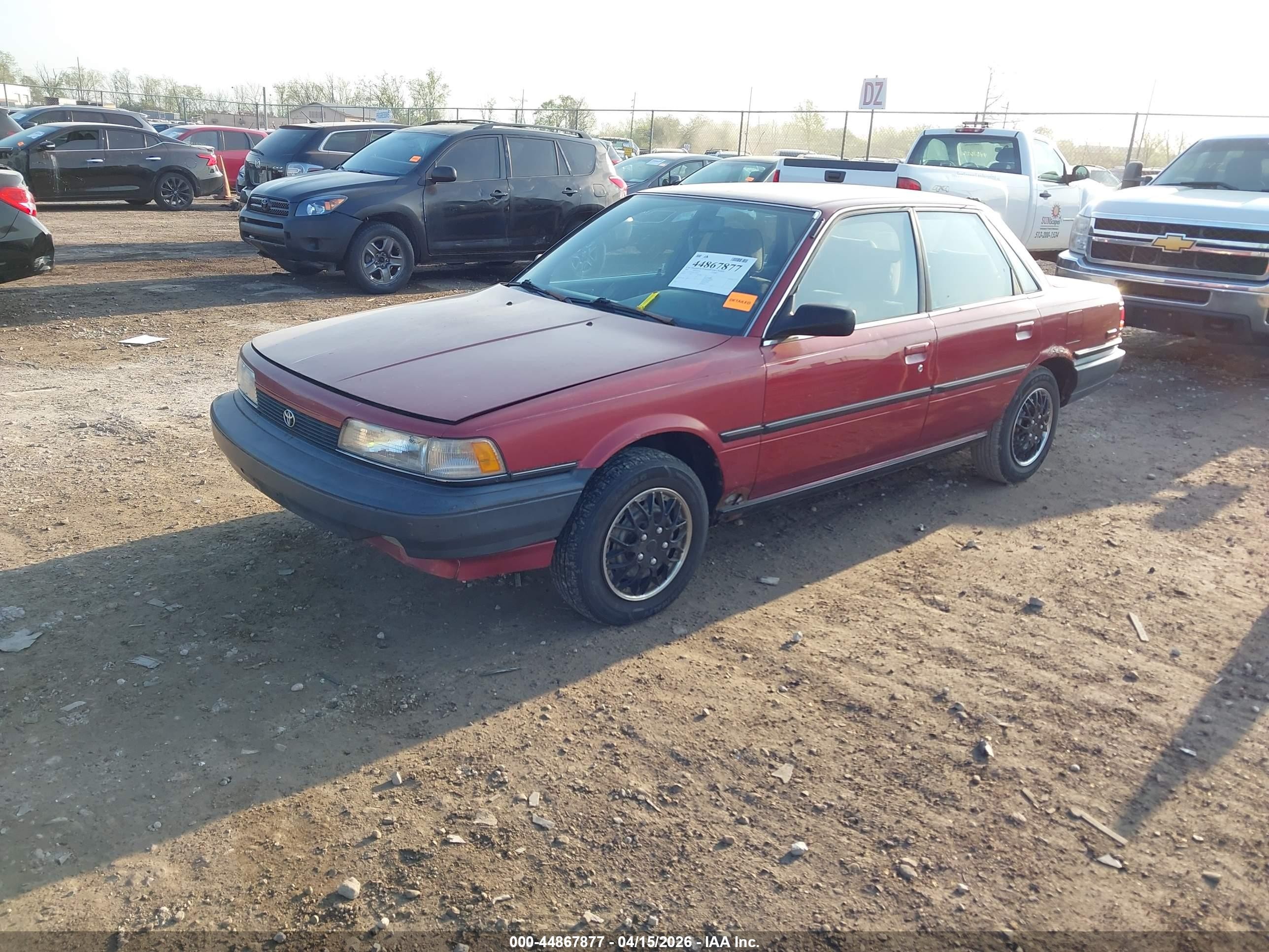 1990 Toyota Camry Dlx Красный vin: 4T1SV21E6LU238122