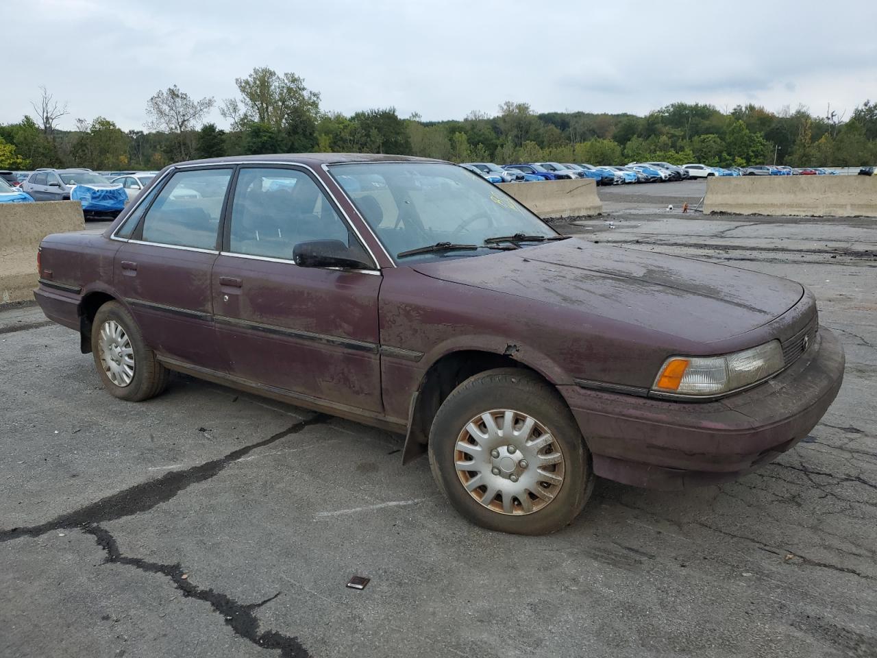 1991 Toyota Camry Dlx Burgundy vin: 4T1SV21EXMU434615