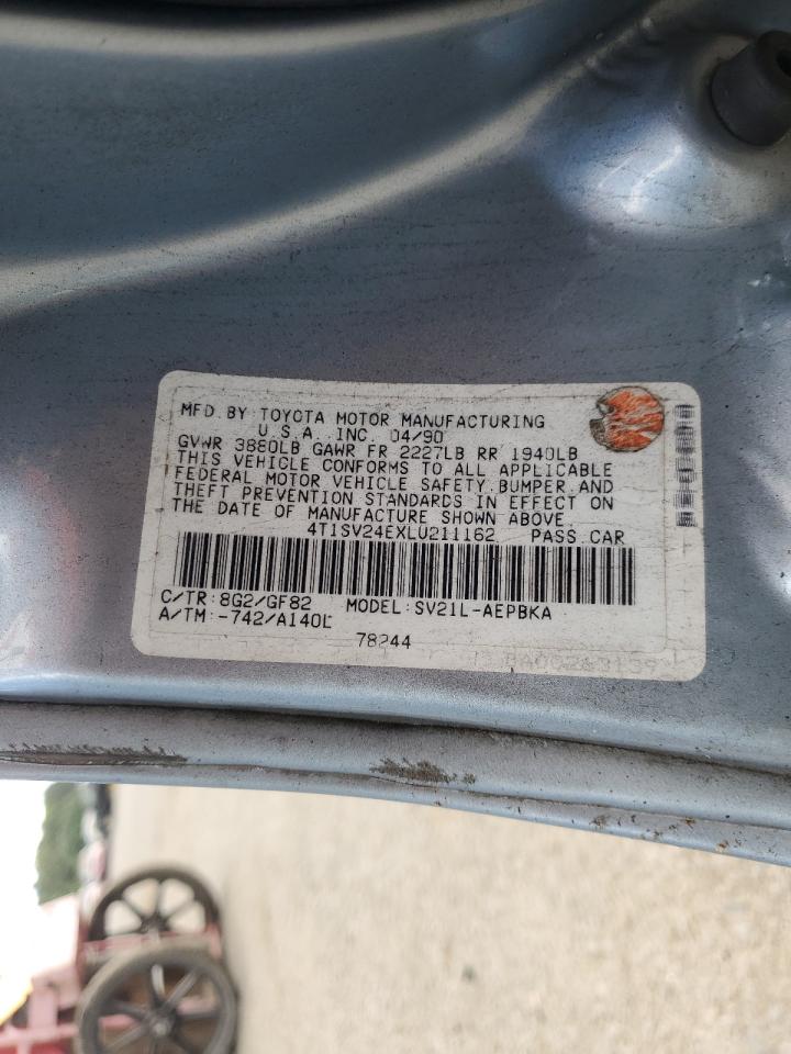 1990 Toyota Camry Blue vin: 4T1SV24EXLU211162