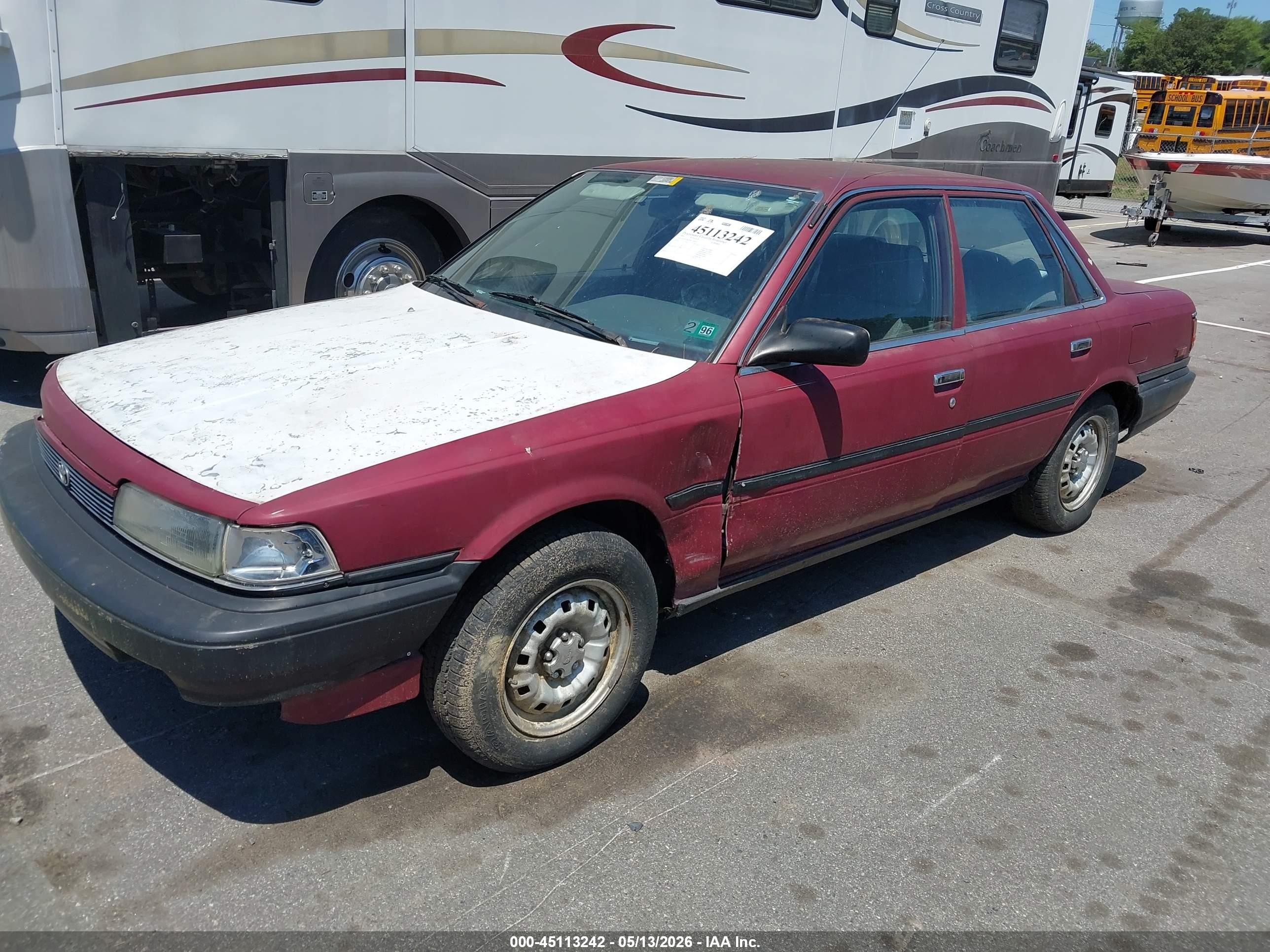1991 Toyota Camry   Burgundy vin: 4T1SV24EXMU341816