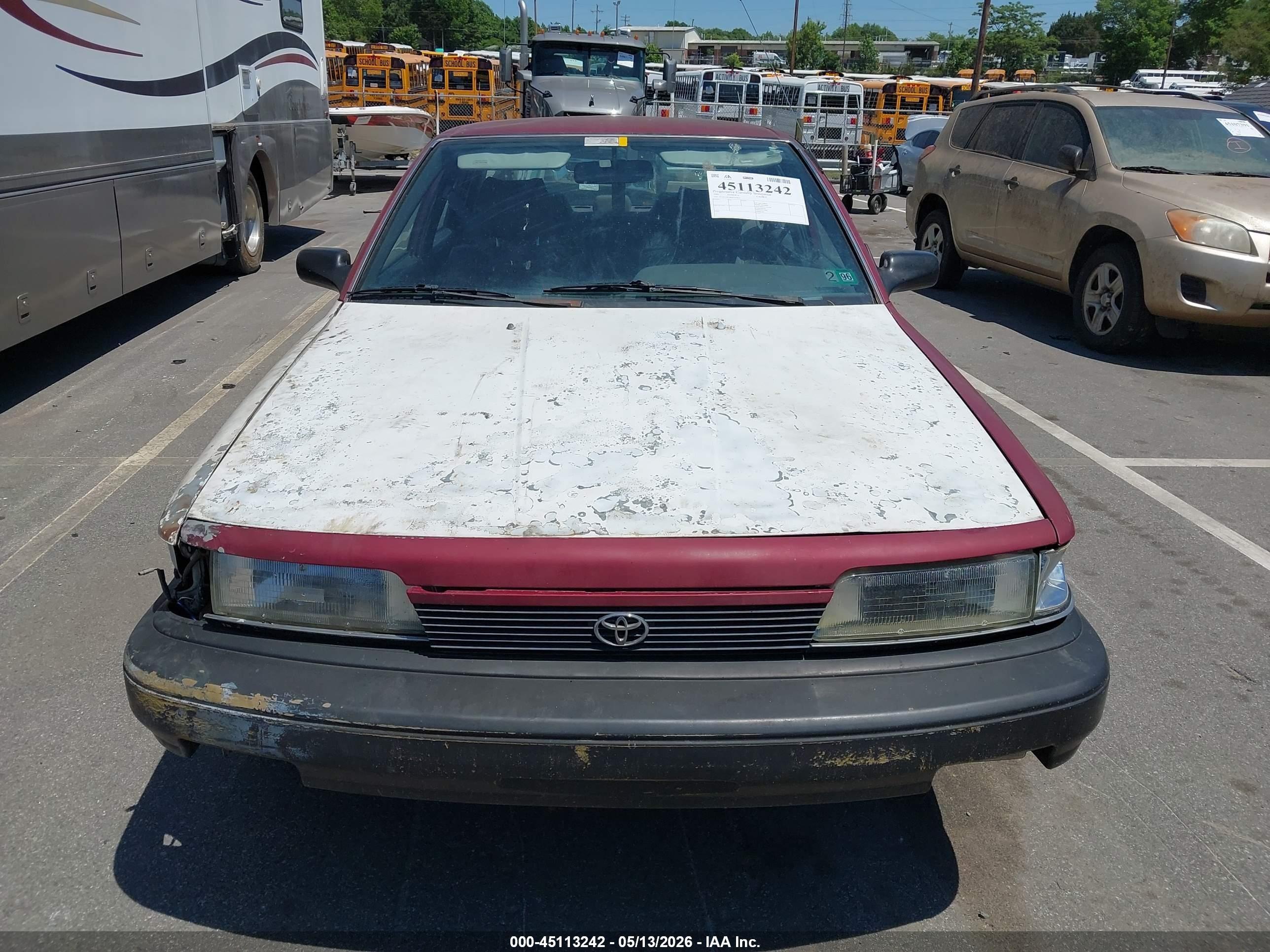 1991 Toyota Camry   Burgundy vin: 4T1SV24EXMU341816