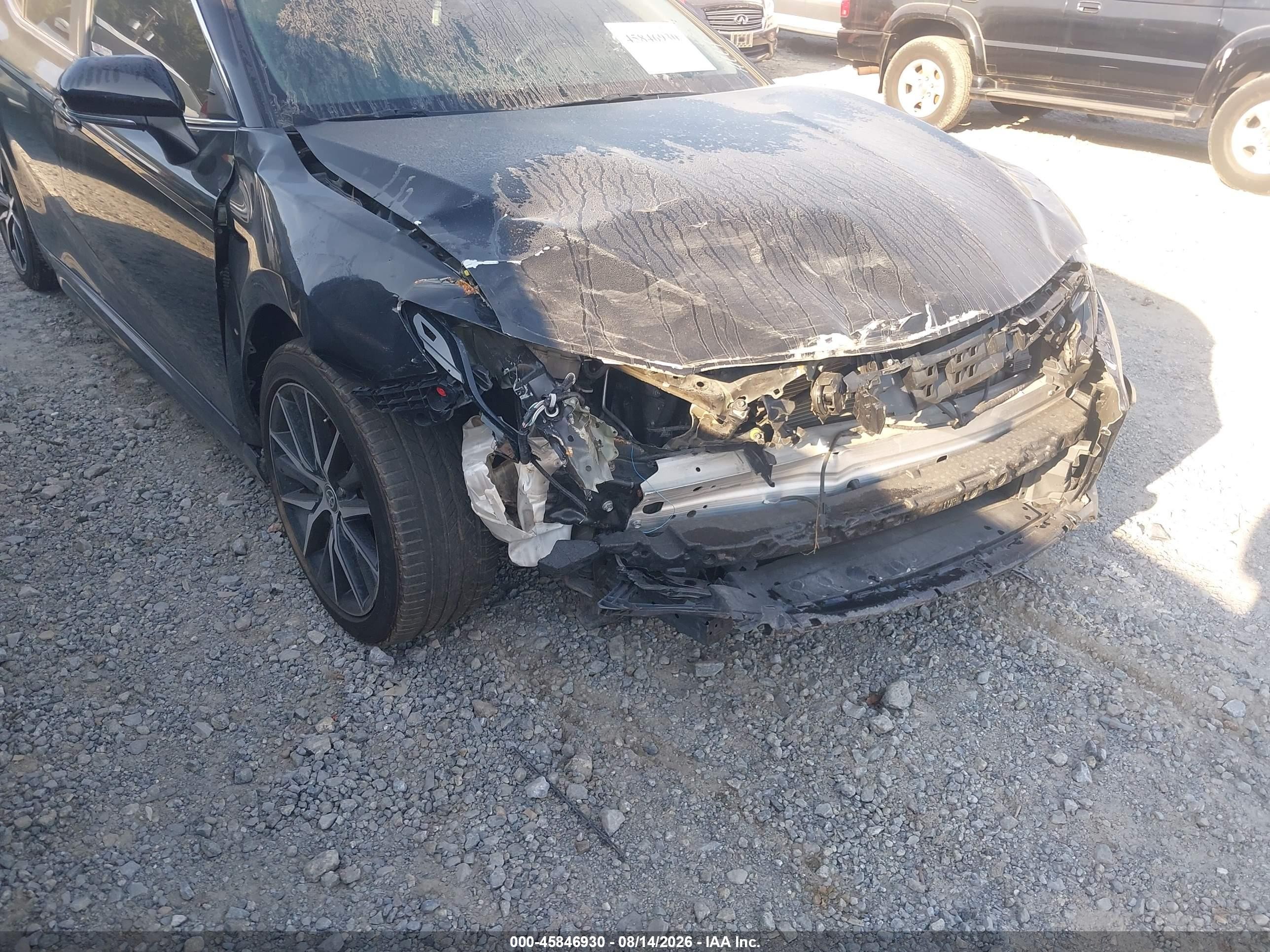 2021 Toyota Camry Se Черный vin: 4T1T11AK1MU495545