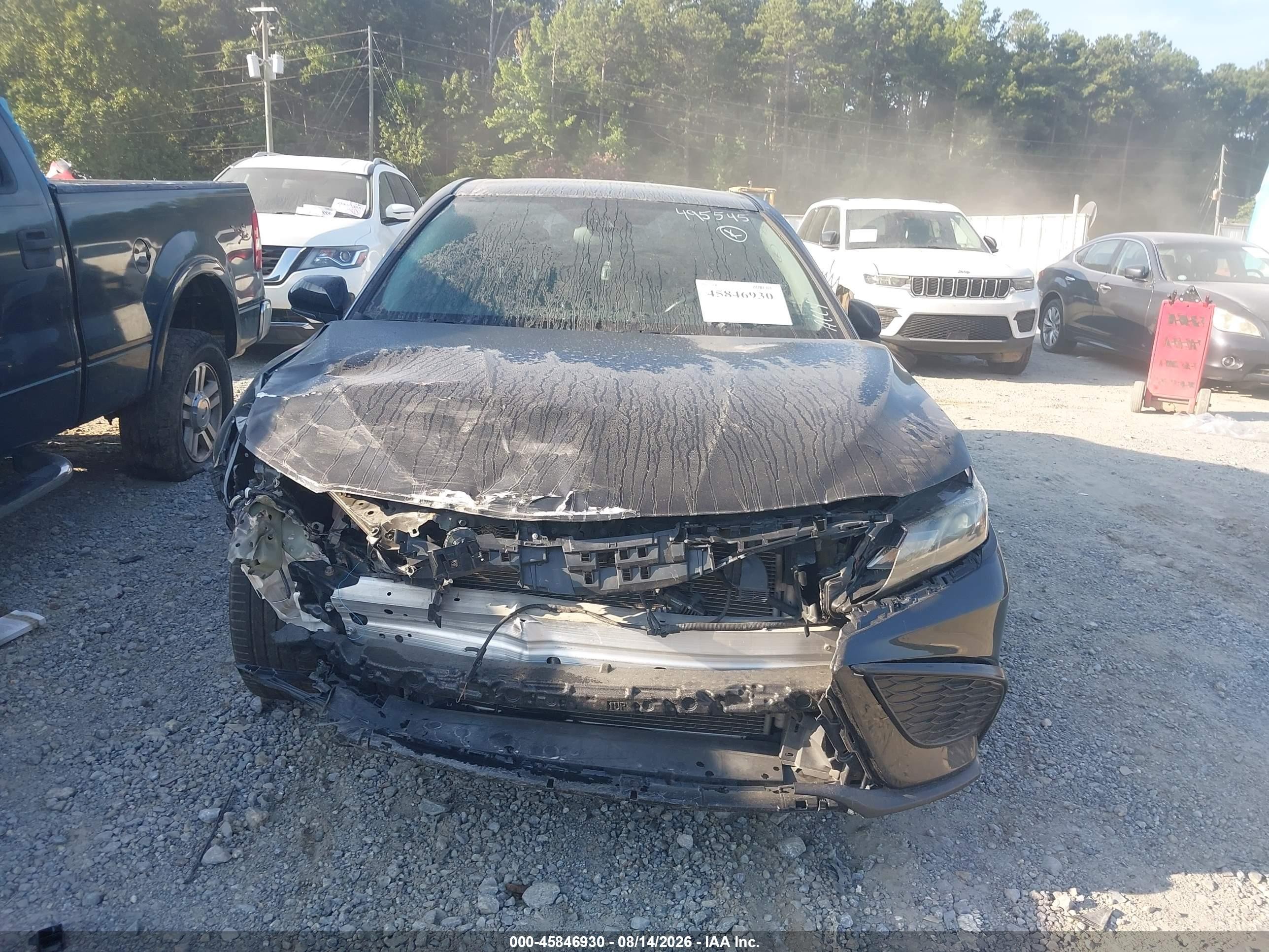 2021 Toyota Camry Se Черный vin: 4T1T11AK1MU495545