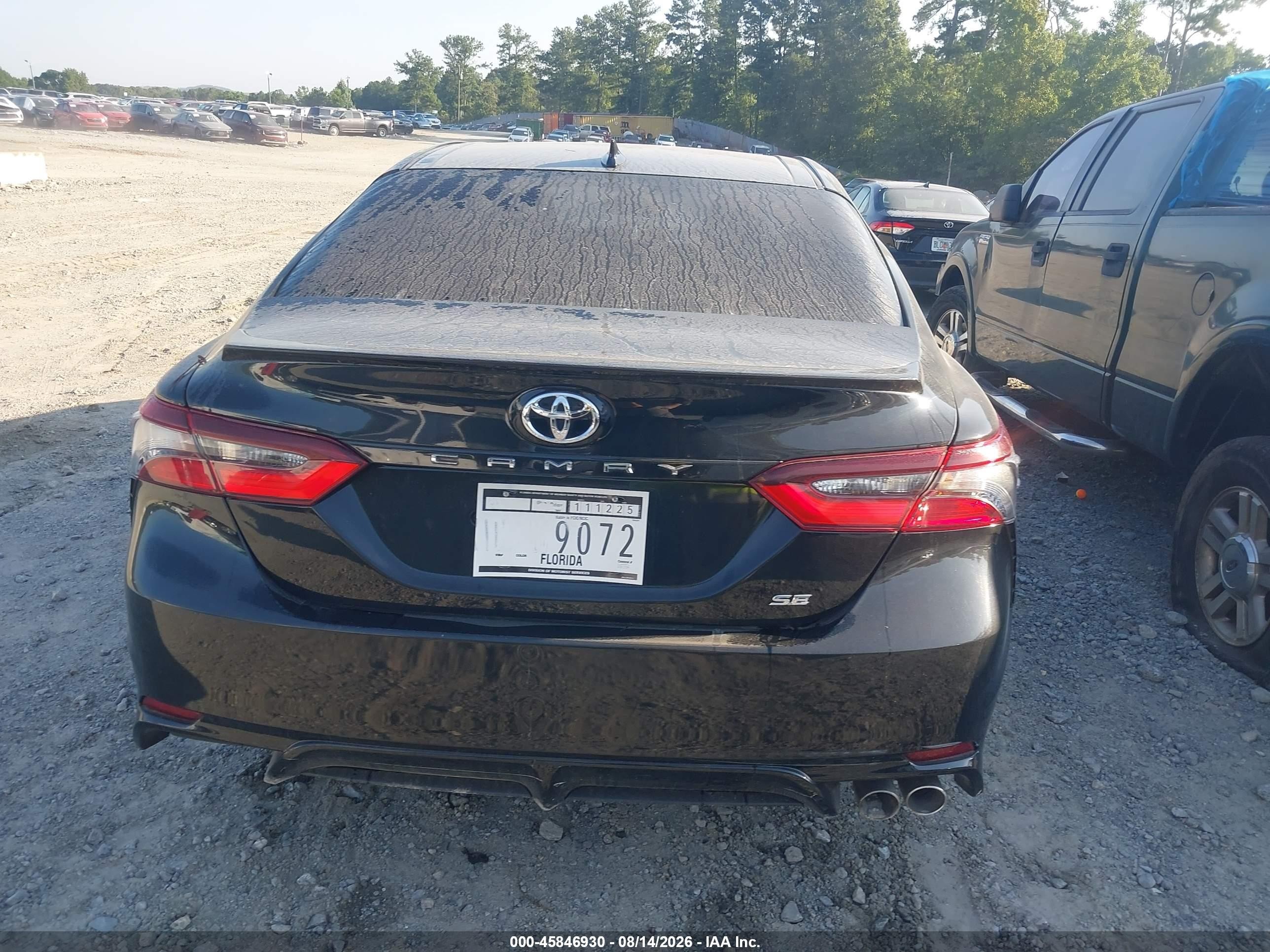 2021 Toyota Camry Se Черный vin: 4T1T11AK1MU495545