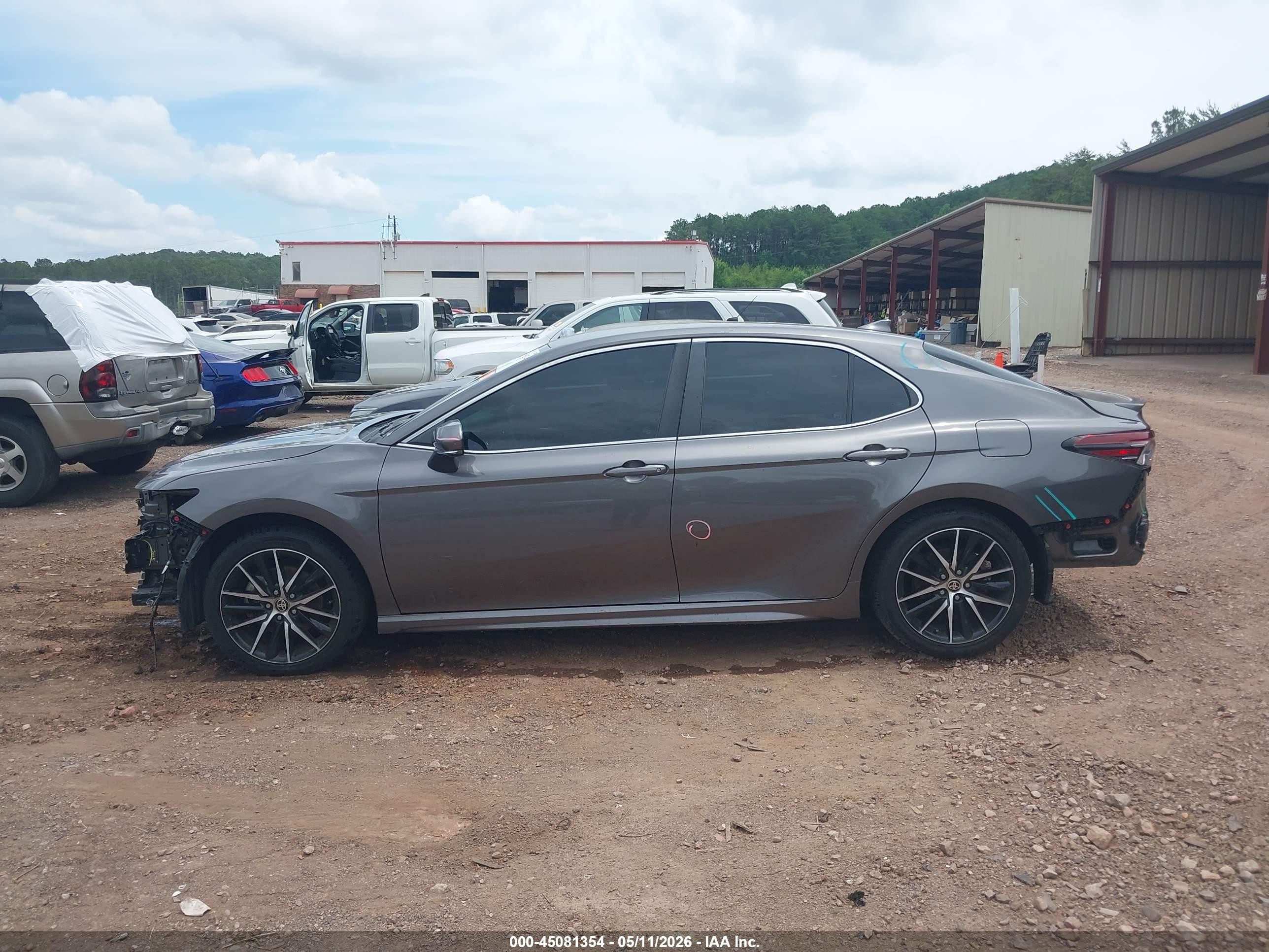 2021 Toyota Camry Se Серый vin: 4T1T11AK1MU532920