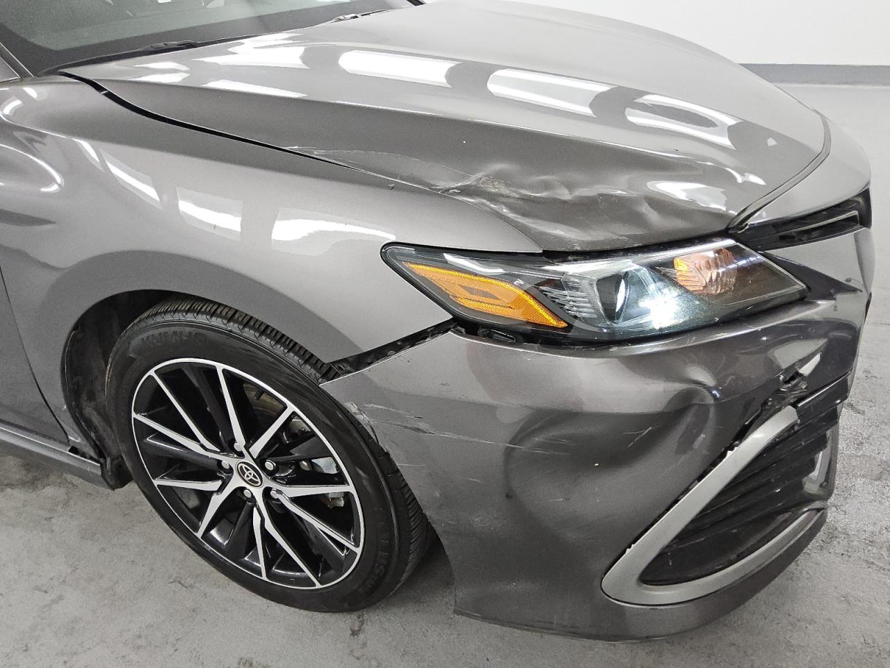 2023 Toyota Camry Se Night Shade Серый vin: 4T1T11AK2PU776970 Damage: Front Bumper, Severe Damage, Replacement Required