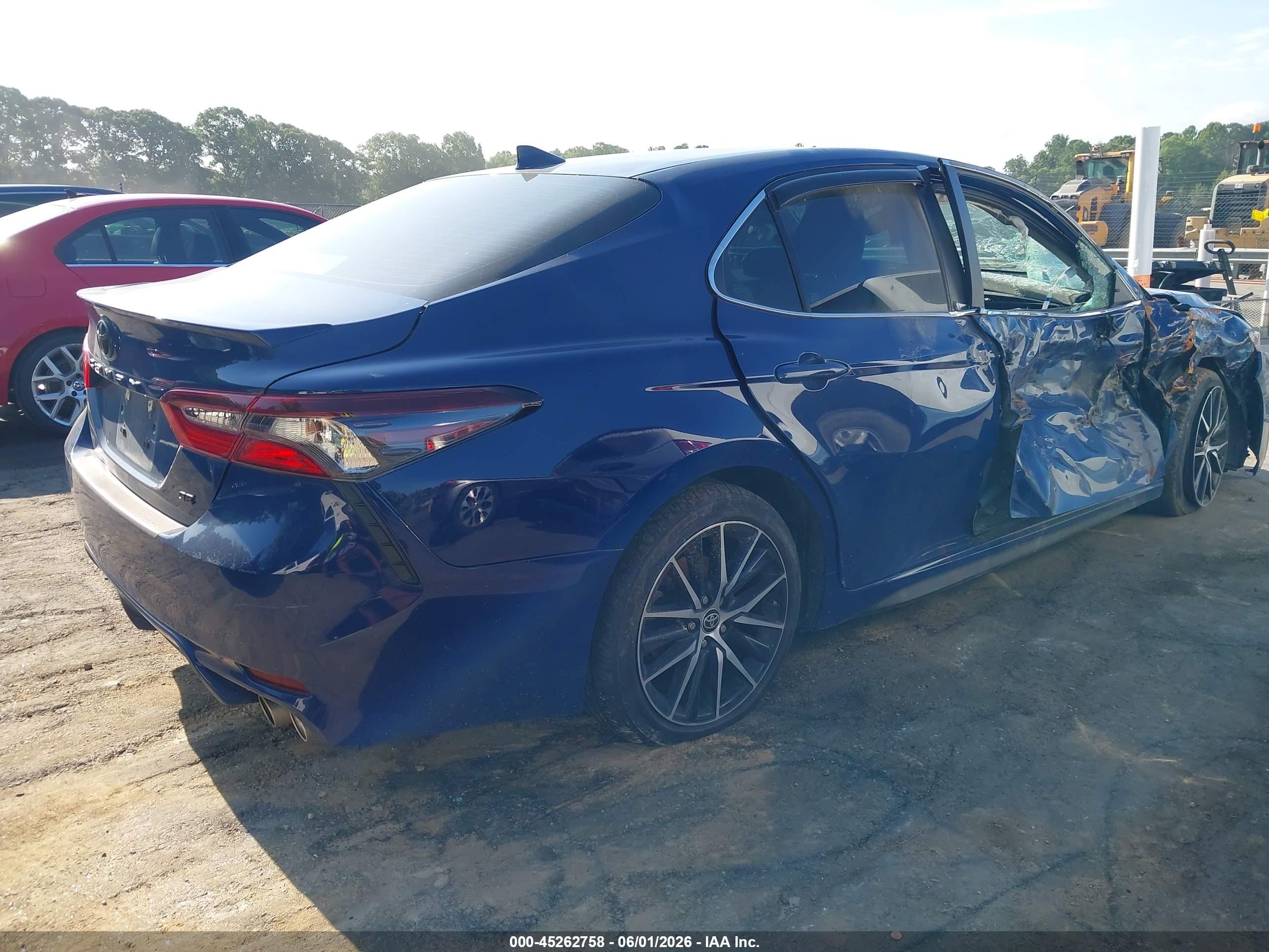 2023 Toyota Camry Se Синий vin: 4T1T11AK8PU127741