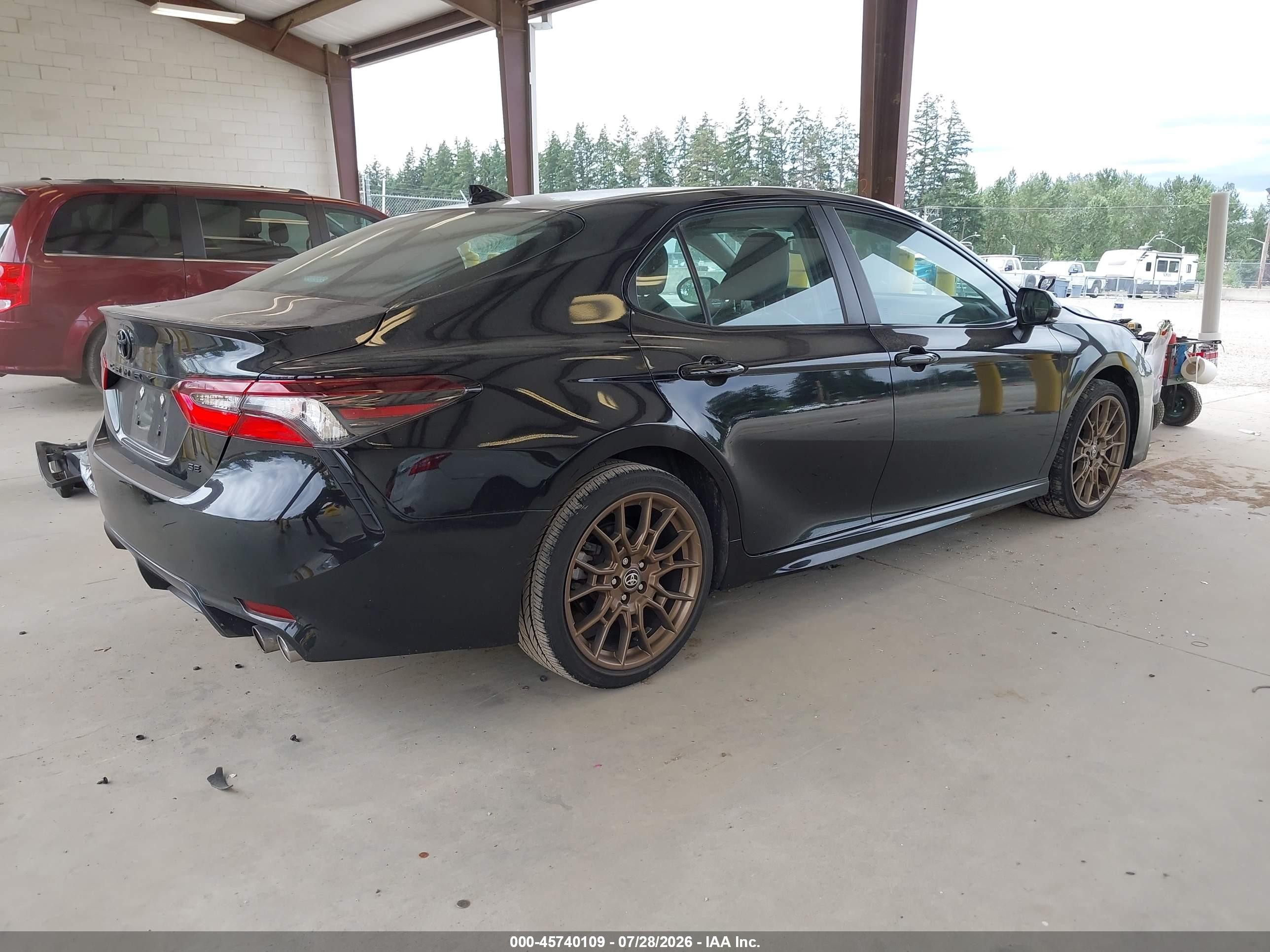 2023 Toyota Camry Se Nightshade Edition Black vin: 4T1T11AKXPU138580