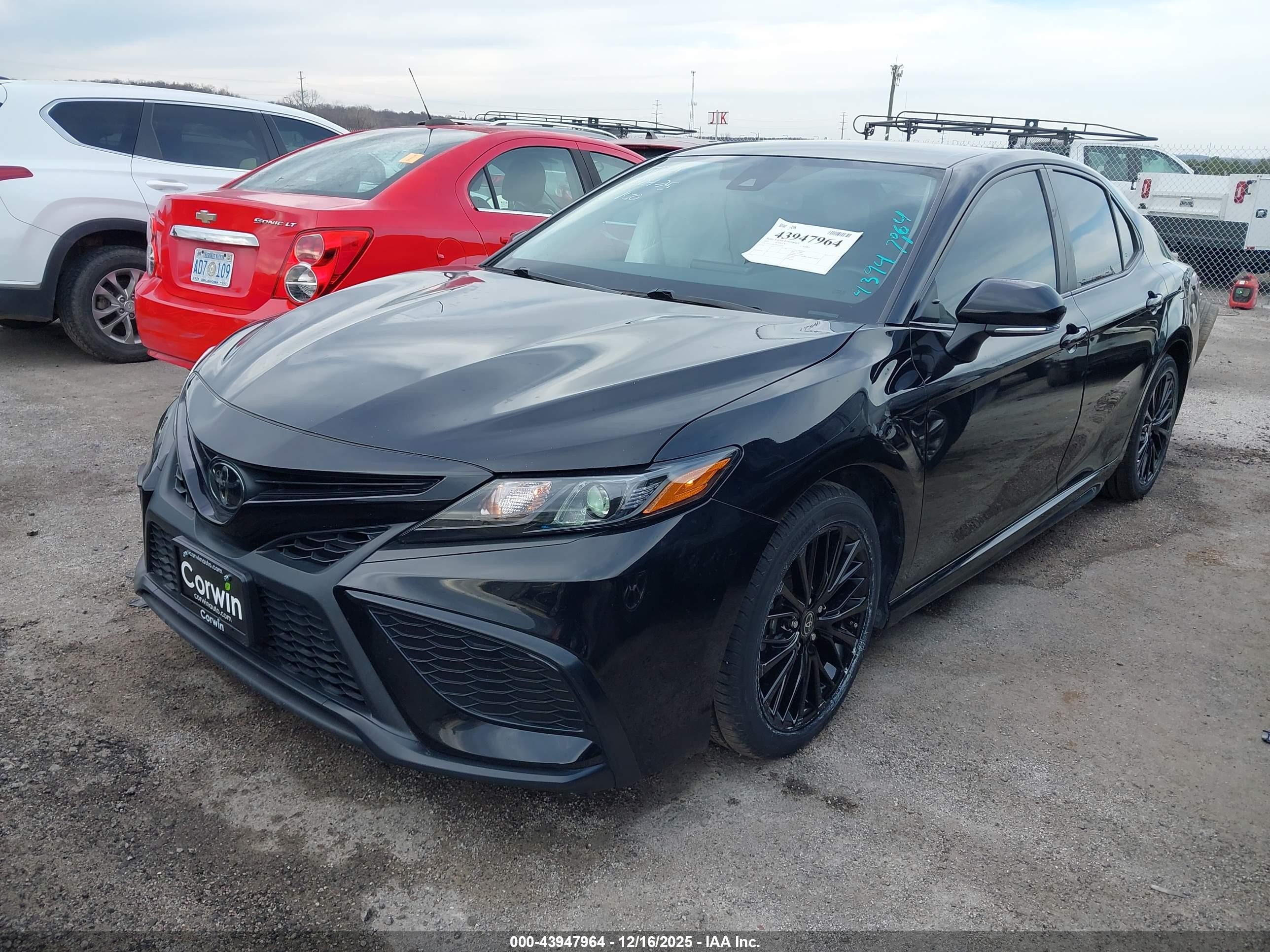 2022 Toyota Camry Se Nightshade Special Awd Black vin: 4T1T11BK2NU056242
